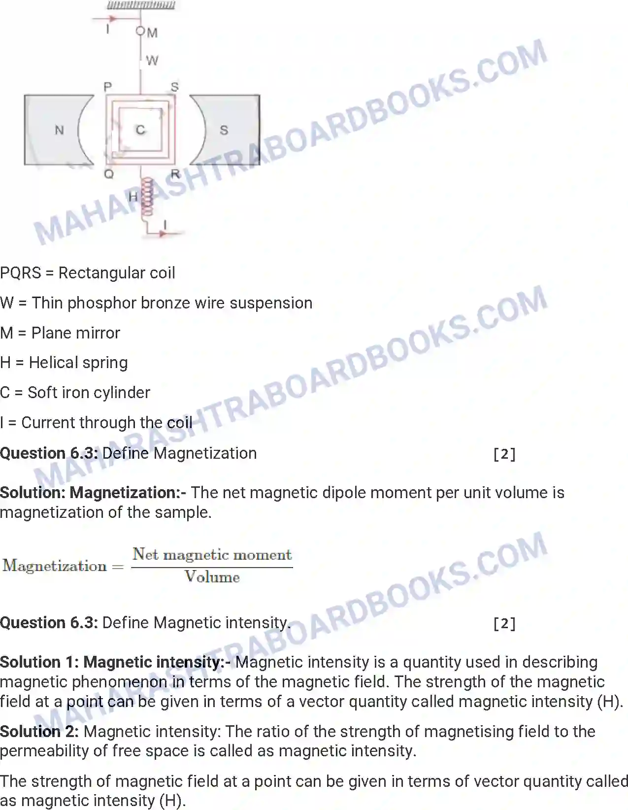 Maharashtra Board Solution HSC Physics Paper-A 2015 Image 19