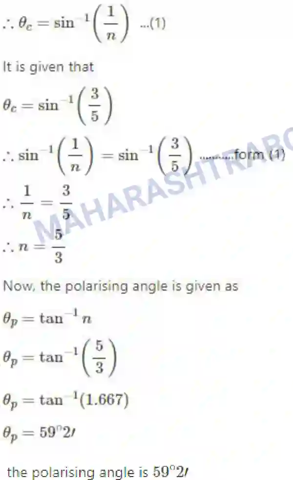 Maharashtra Board Solution HSC Physics Paper-A 2015 Image 30