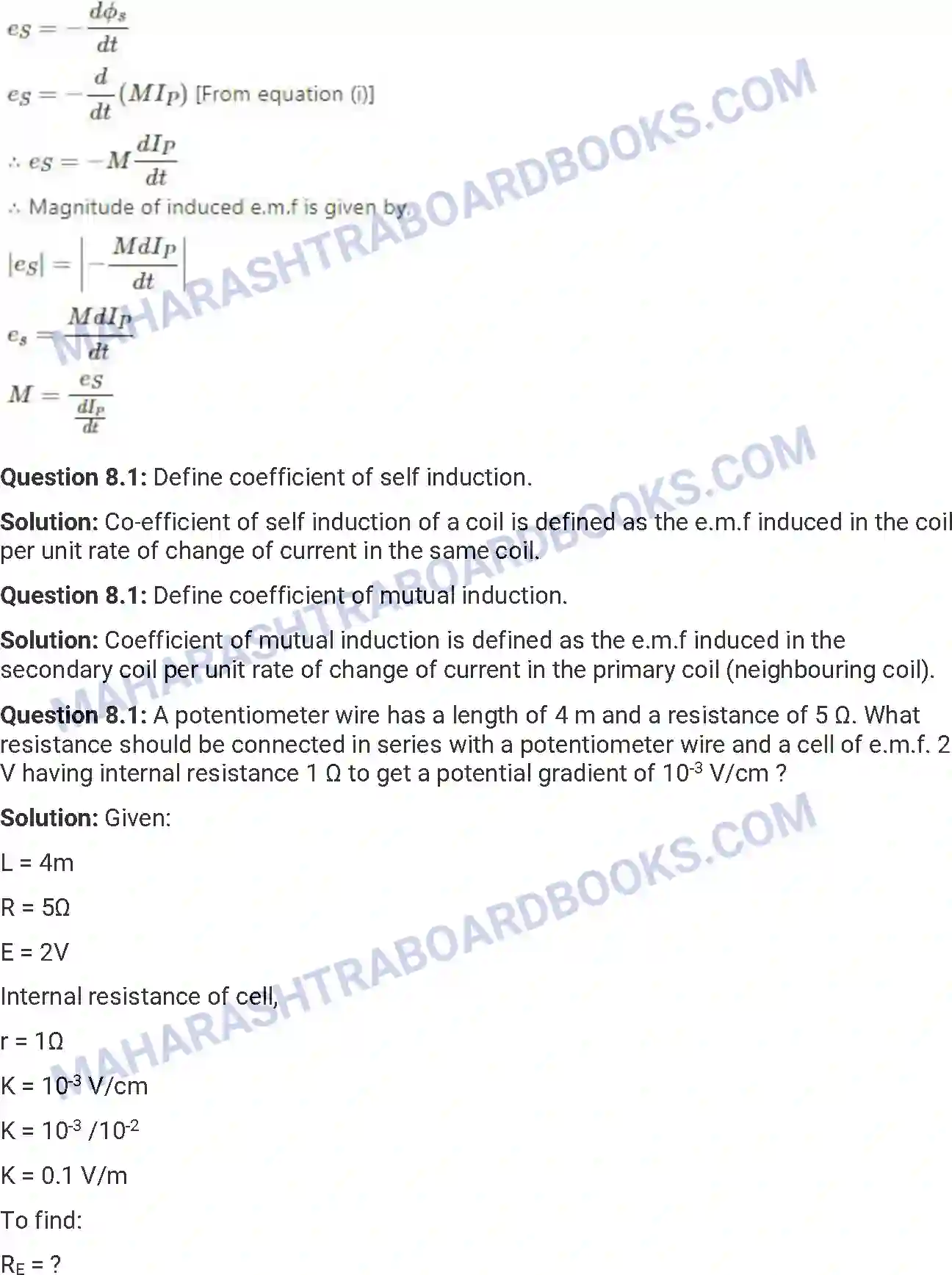 Maharashtra Board Solution HSC Physics Paper-B 2013 Image 31