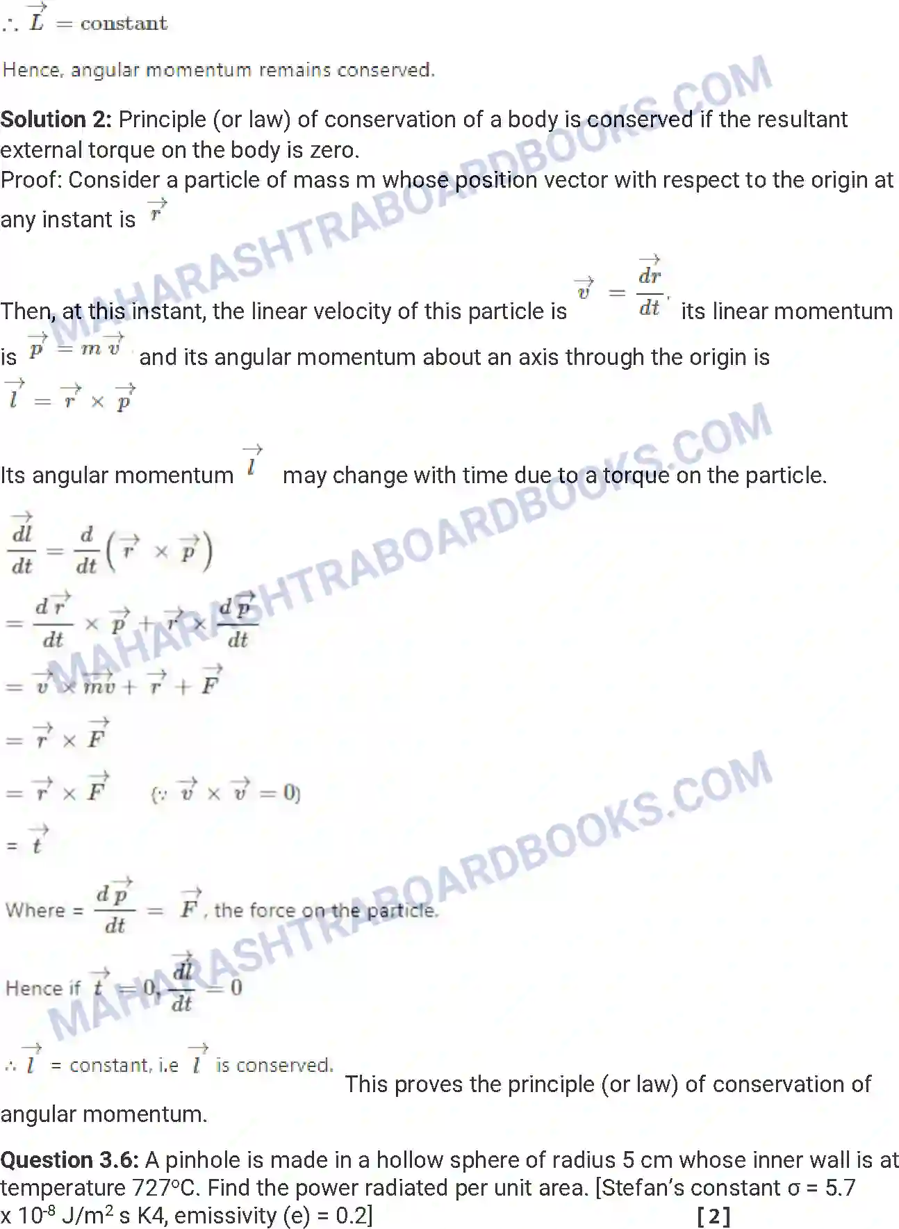 Maharashtra Board Solution HSC Physics Paper-B 2014 Image 11