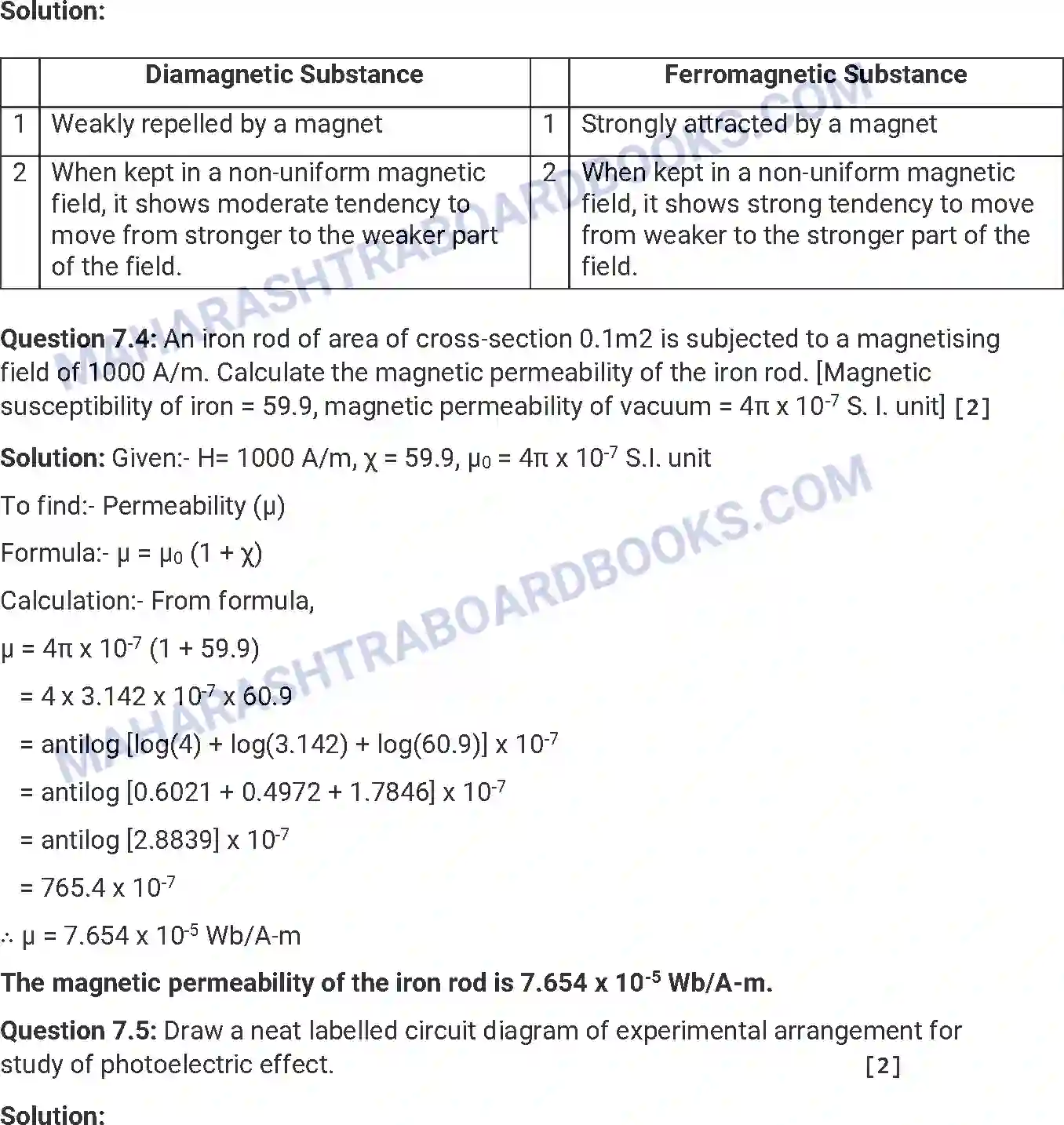 Maharashtra Board Solution HSC Physics Paper-B 2014 Image 27