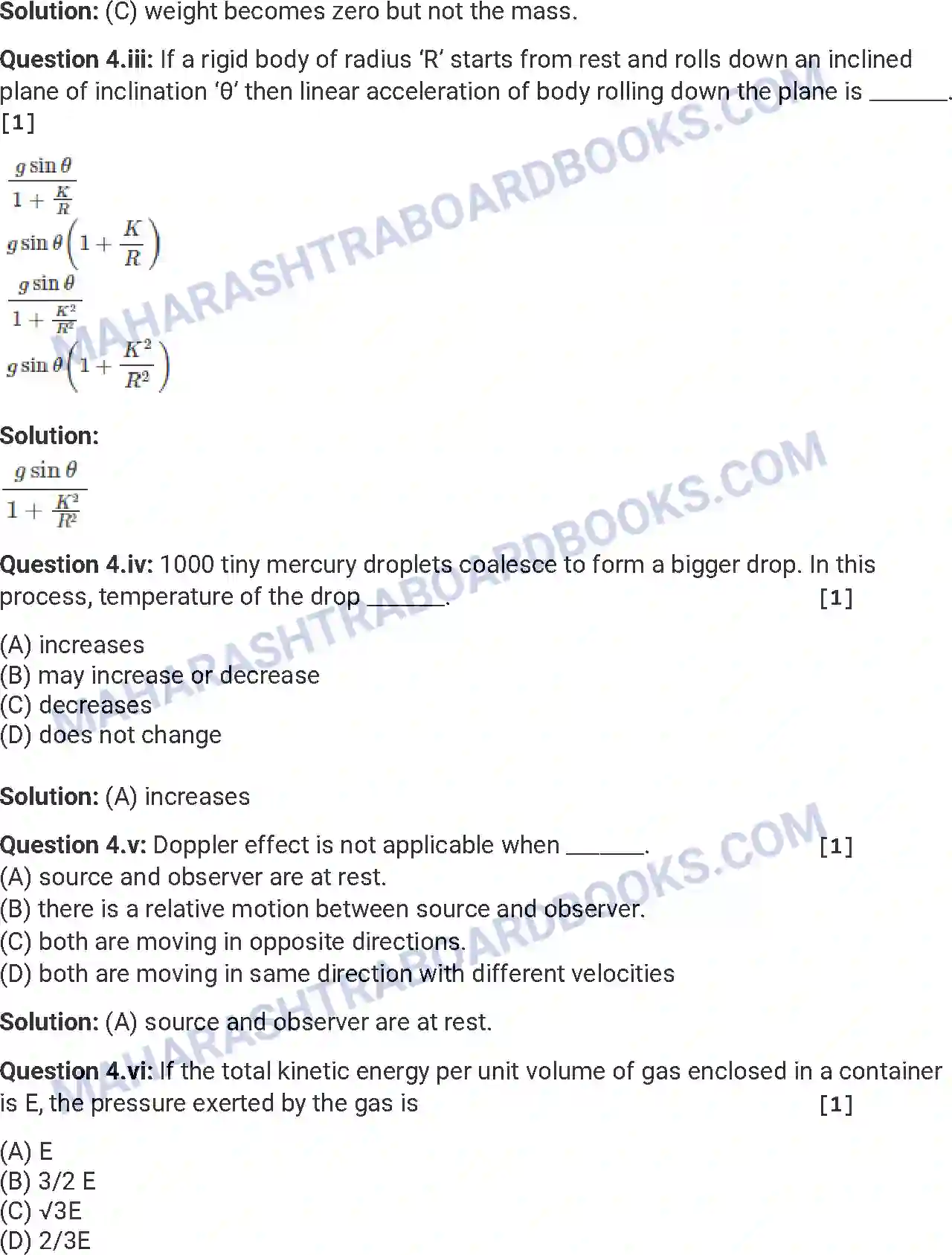 Maharashtra Board Solution HSC Physics Paper-B 2017 Image 18