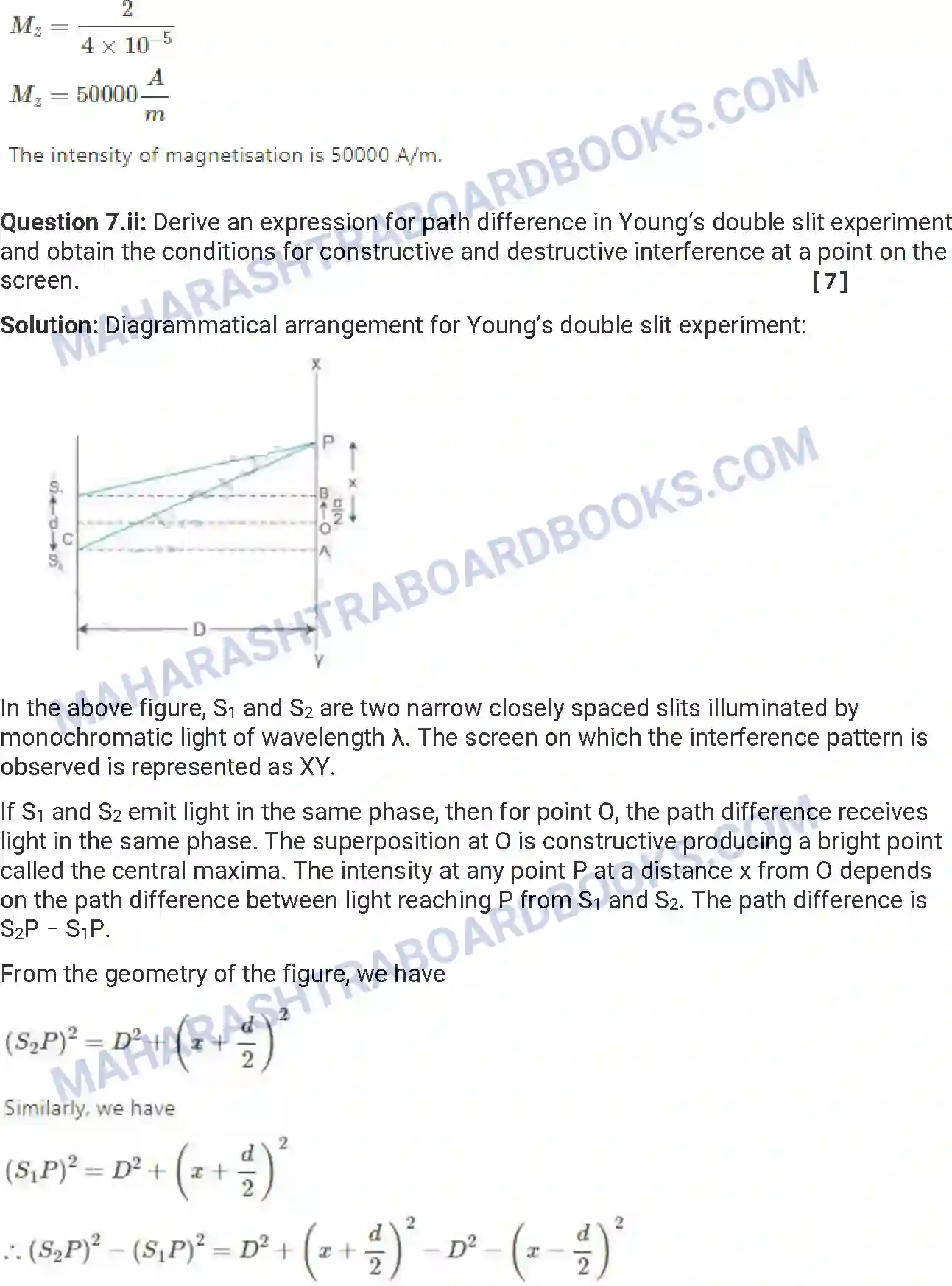 Maharashtra Board Solution HSC Physics Paper-B 2017 Image 31