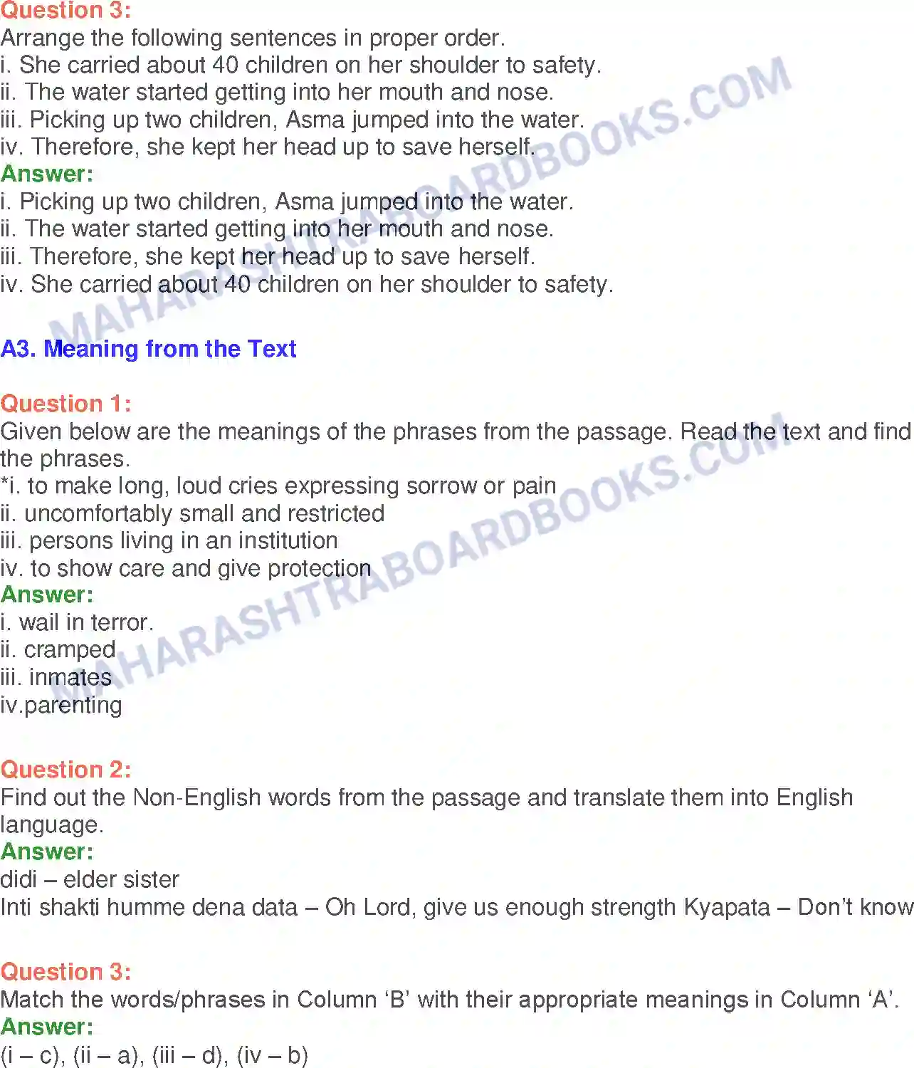 Maharashtra Board Solution Class-10 English Courage Takes Strange Forms - Sports & Adventure Image 11