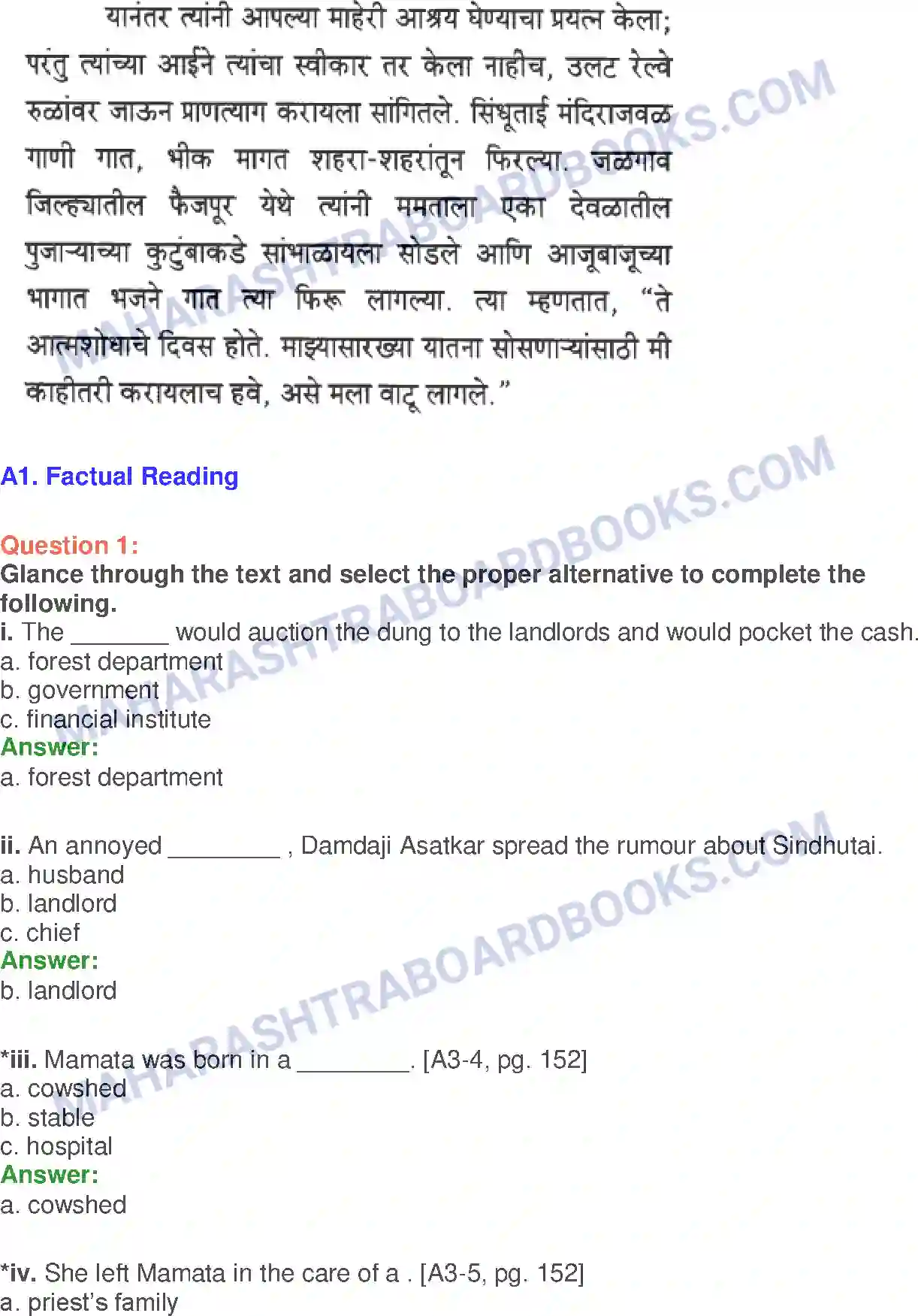 Maharashtra Board Solution Class-10 English Mai - People & Personalities Image 10