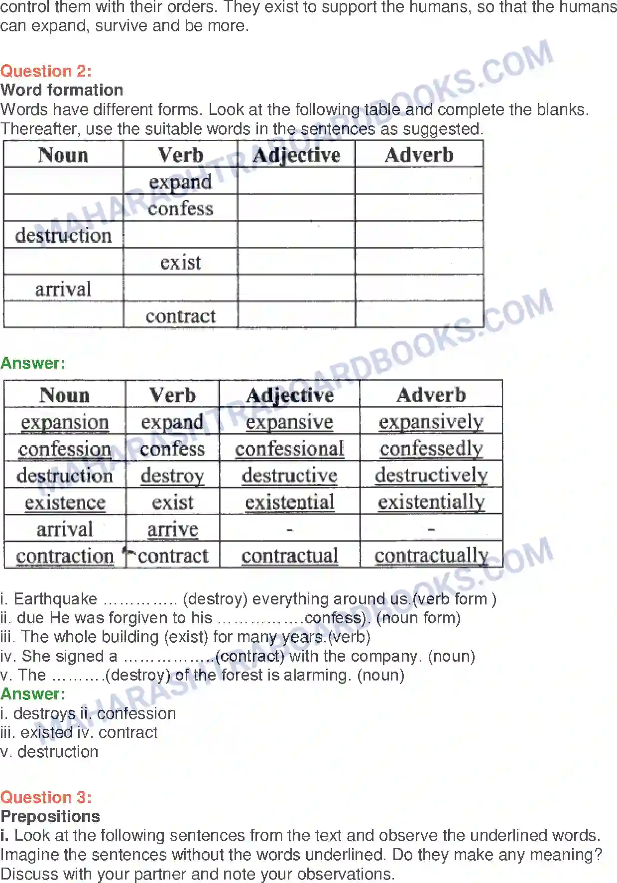 Maharashtra Board Solution Class-10 English The Curious Robot - Science & Technology Image 20