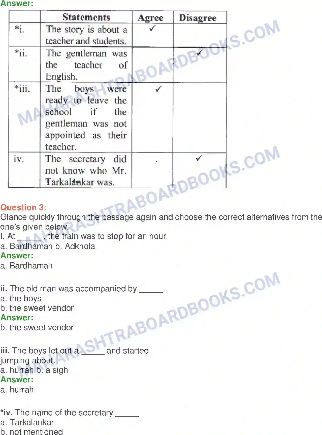 Maharashtra Board Solution Class-10 English The Rats’ Feast - Wit & Humour Image 15