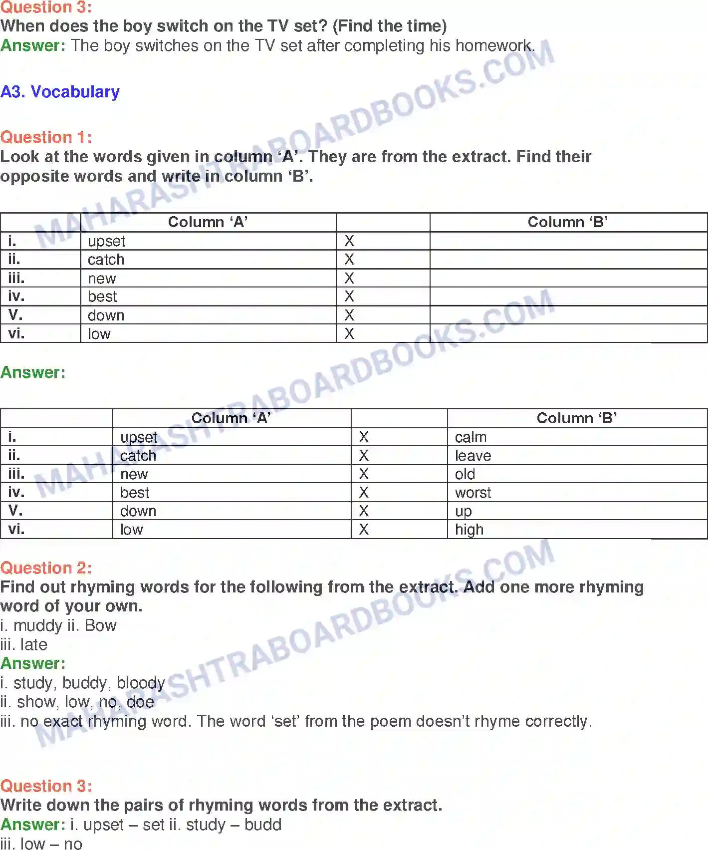 Maharashtra Board Solution Class-10 English Turn Off the T.V.! - Wit & Humour Image 5