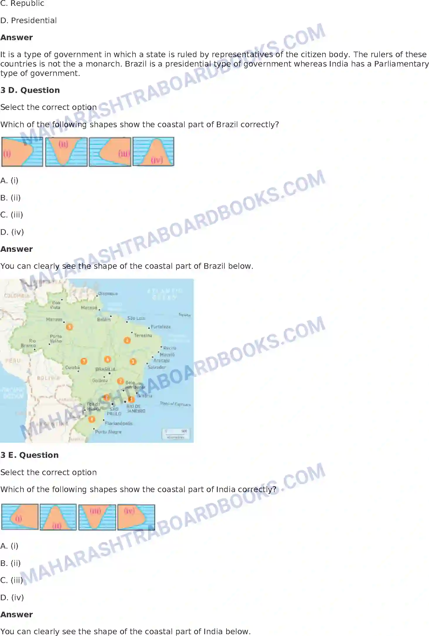 Maharashtra Board Solution Class-10 Geography+-+English+Medium Location and Extent Image 3