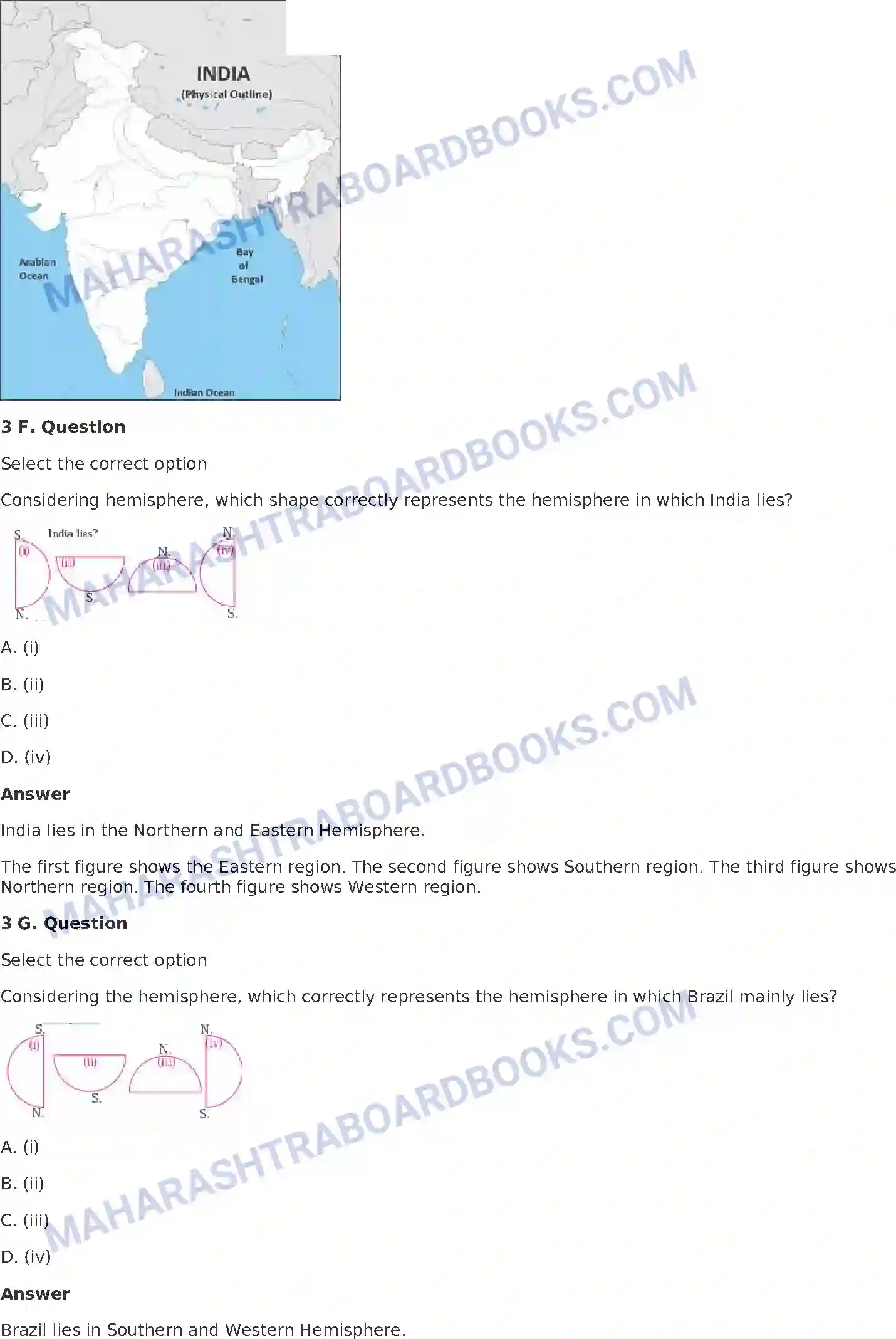 Maharashtra Board Solution Class-10 Geography+-+English+Medium Location and Extent Image 4