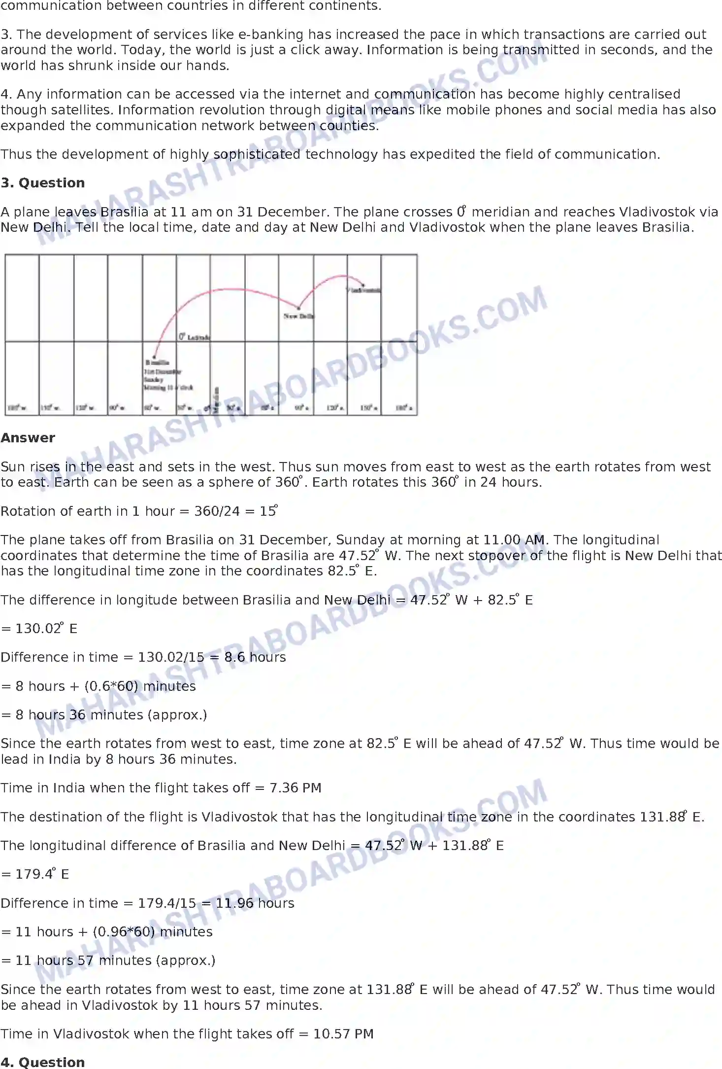 Maharashtra Board Solution Class-10 Geography+-+English+Medium Tourism, Transport and Communication Image 3