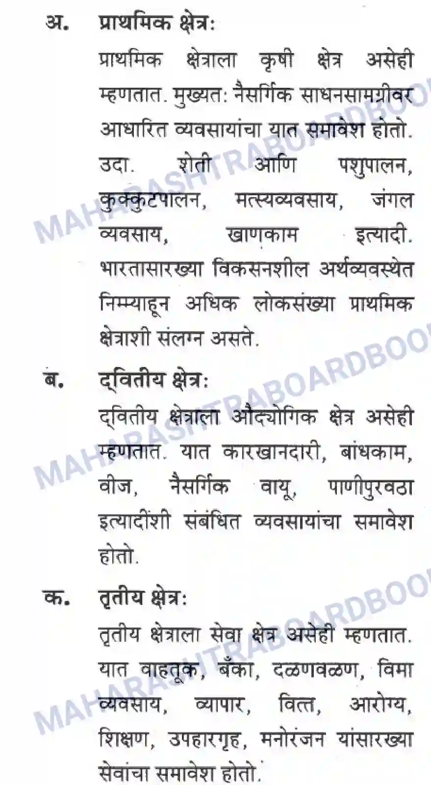 Maharashtra Board Solution Class-10 Geography+&+Economics+-+Marathi+Medium अथ्रव्यवस्थेची ओठ्ठख Image 12