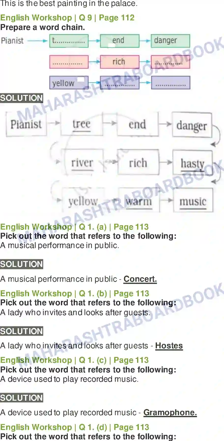 Maharashtra Board Solution class-10 Kumarbharati+-+English+Medium The Night I Met Einstein Image 11