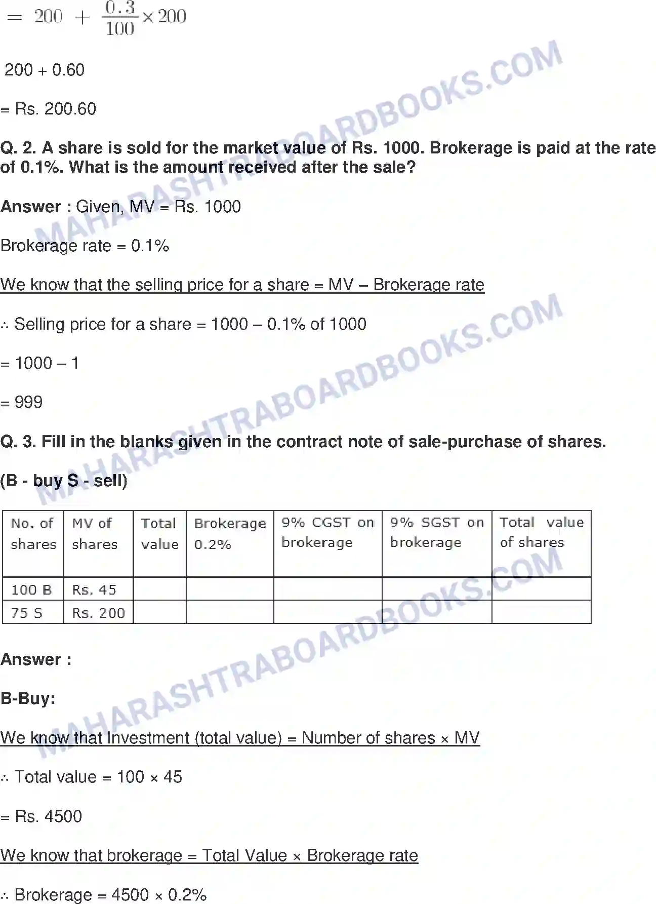 Maharashtra Board Solution Class-10 Mathematics+Part-I+-+English+Medium Financial Planning Image 20