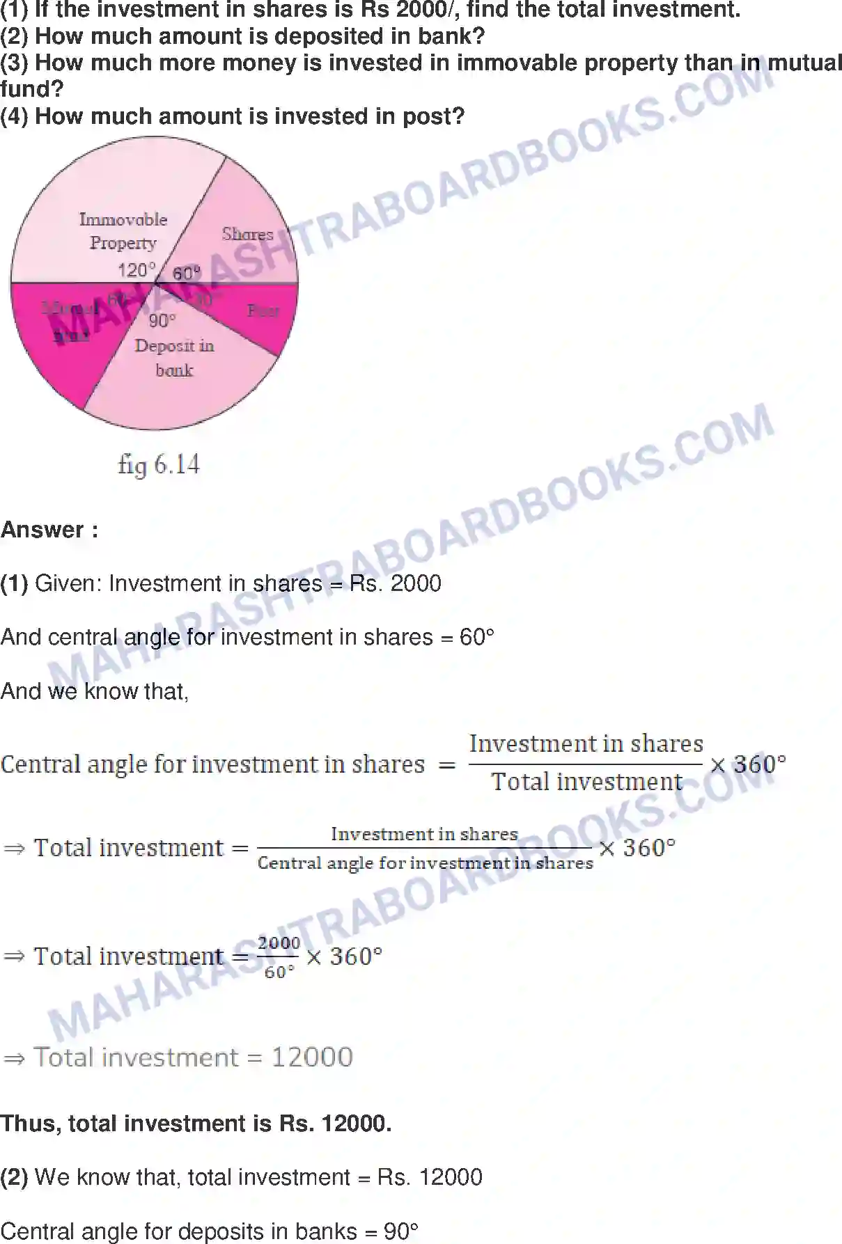 Maharashtra Board Solution Class-10 Mathematics+Part-I+-+English+Medium Statistics Image 28