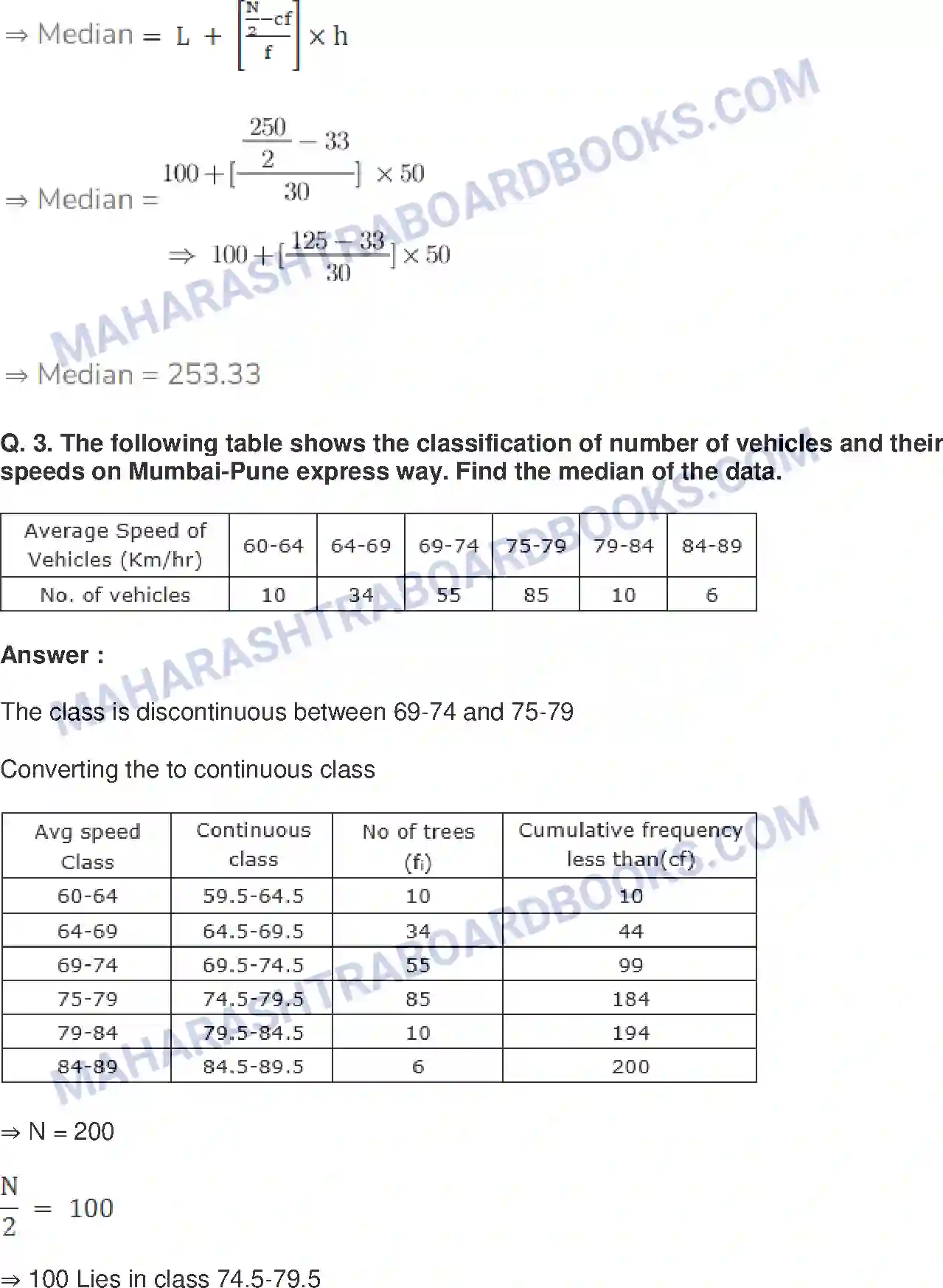 Maharashtra Board Solution Class-10 Mathematics+Part-I+-+English+Medium Statistics Image 8