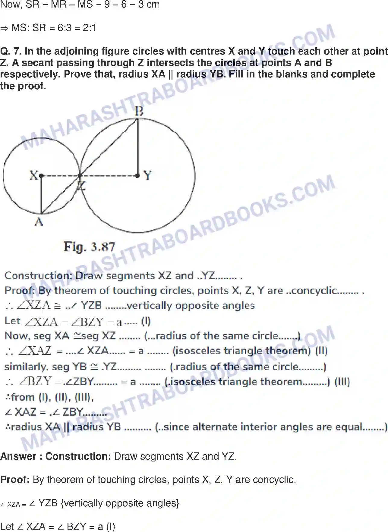 Maharashtra Board Solution Class-10 Mathematics+Part-II+-+English+Medium Circle Image 33