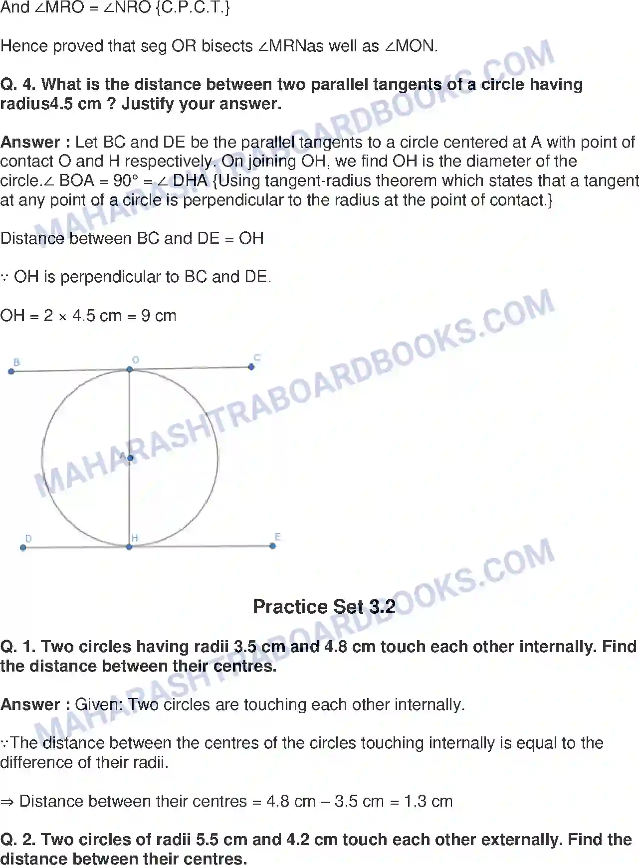 Maharashtra Board Solution Class-10 Mathematics+Part-II+-+English+Medium Circle Image 4