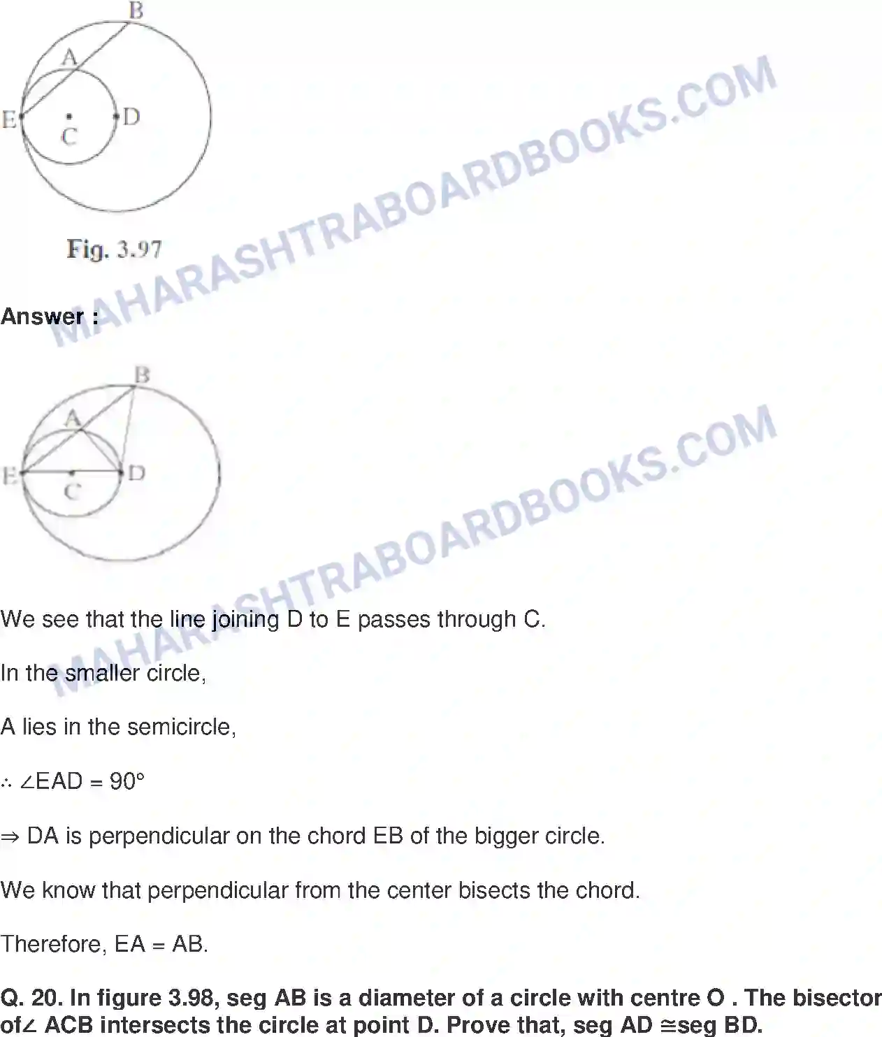 Maharashtra Board Solution Class-10 Mathematics+Part-II+-+English+Medium Circle Image 45