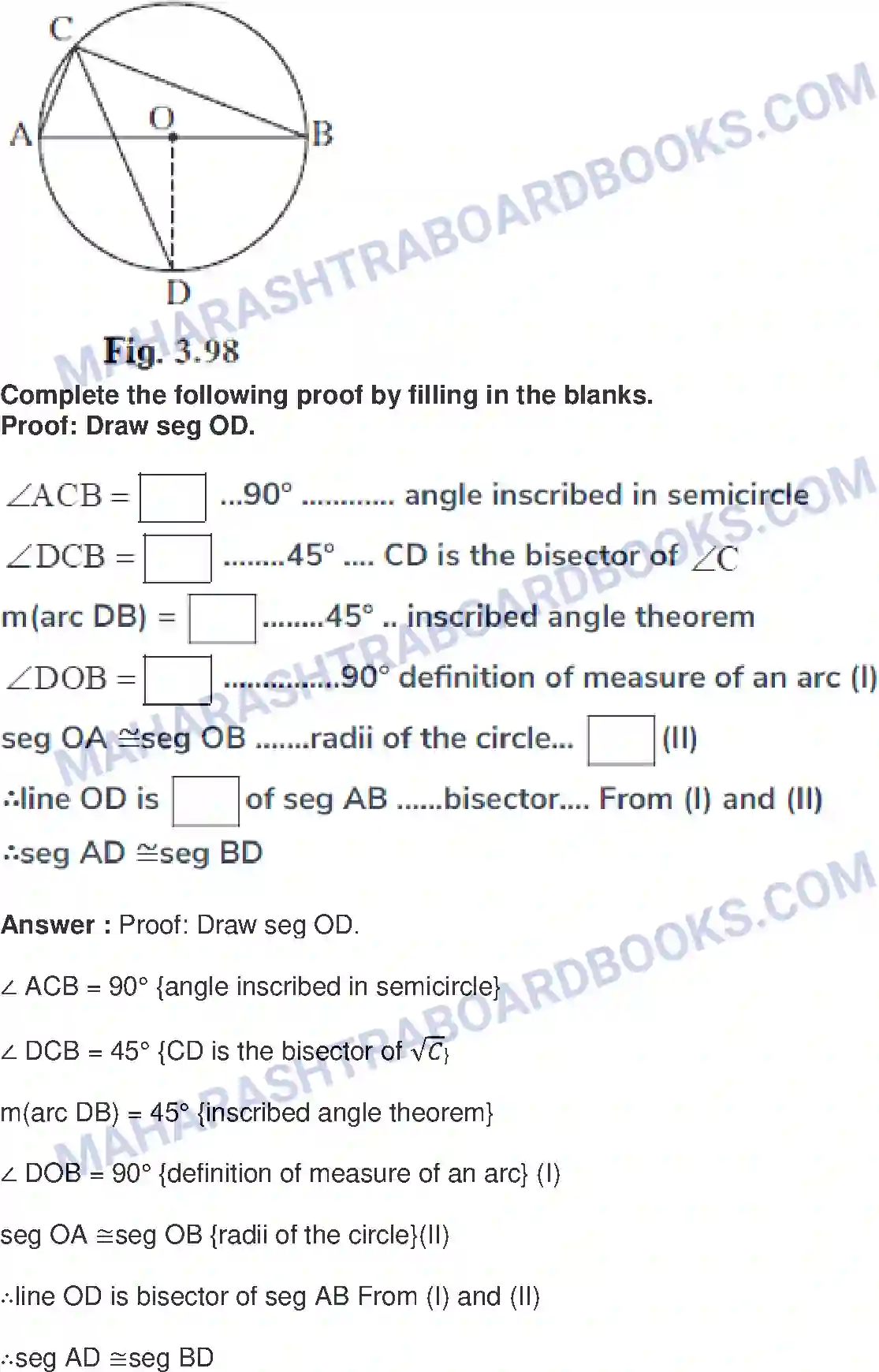 Maharashtra Board Solution Class-10 Mathematics+Part-II+-+English+Medium Circle Image 46