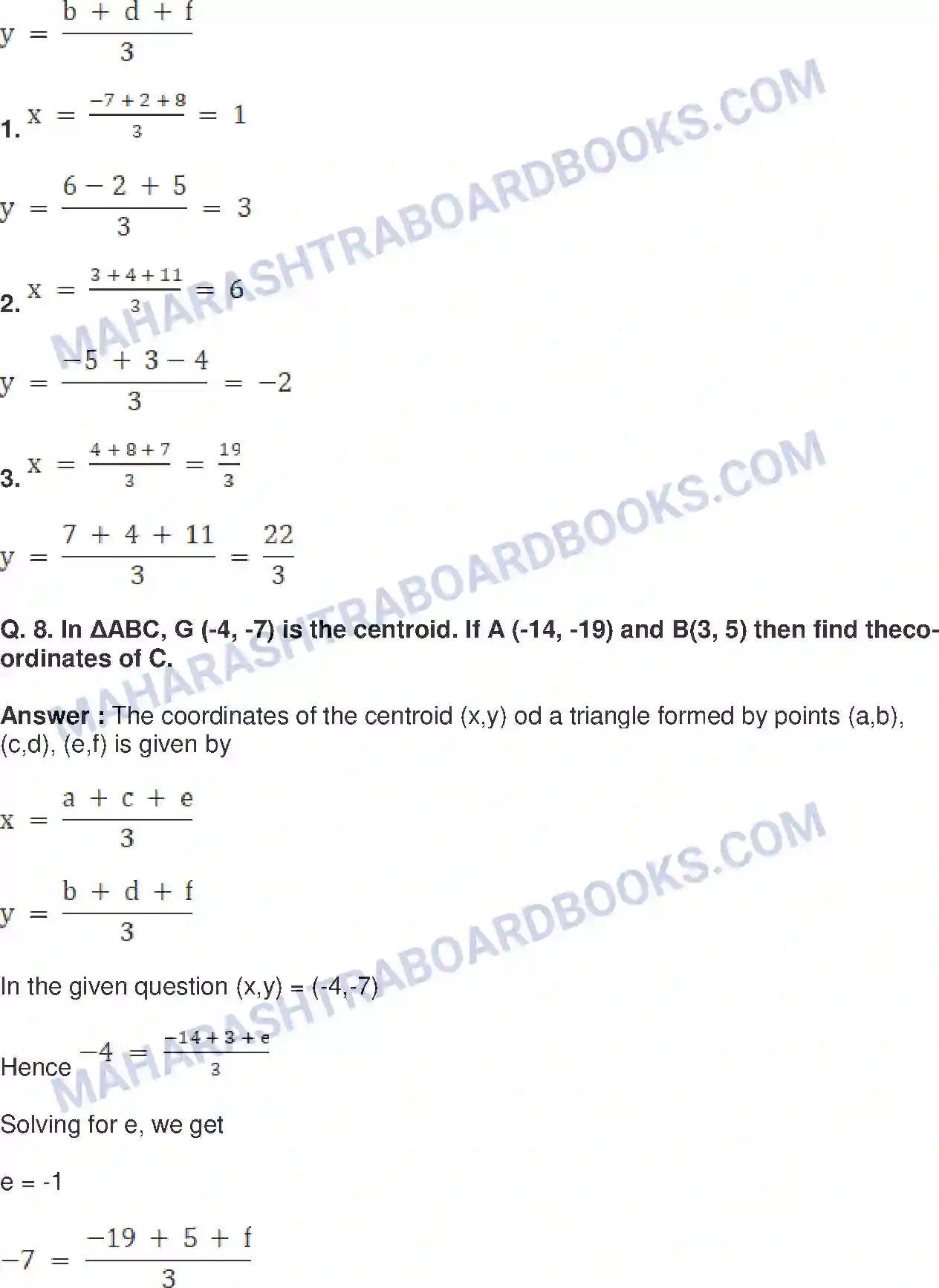 Maharashtra Board Solution Class-10 Mathematics+Part-II+-+English+Medium Co-ordinate Geometry Image 15