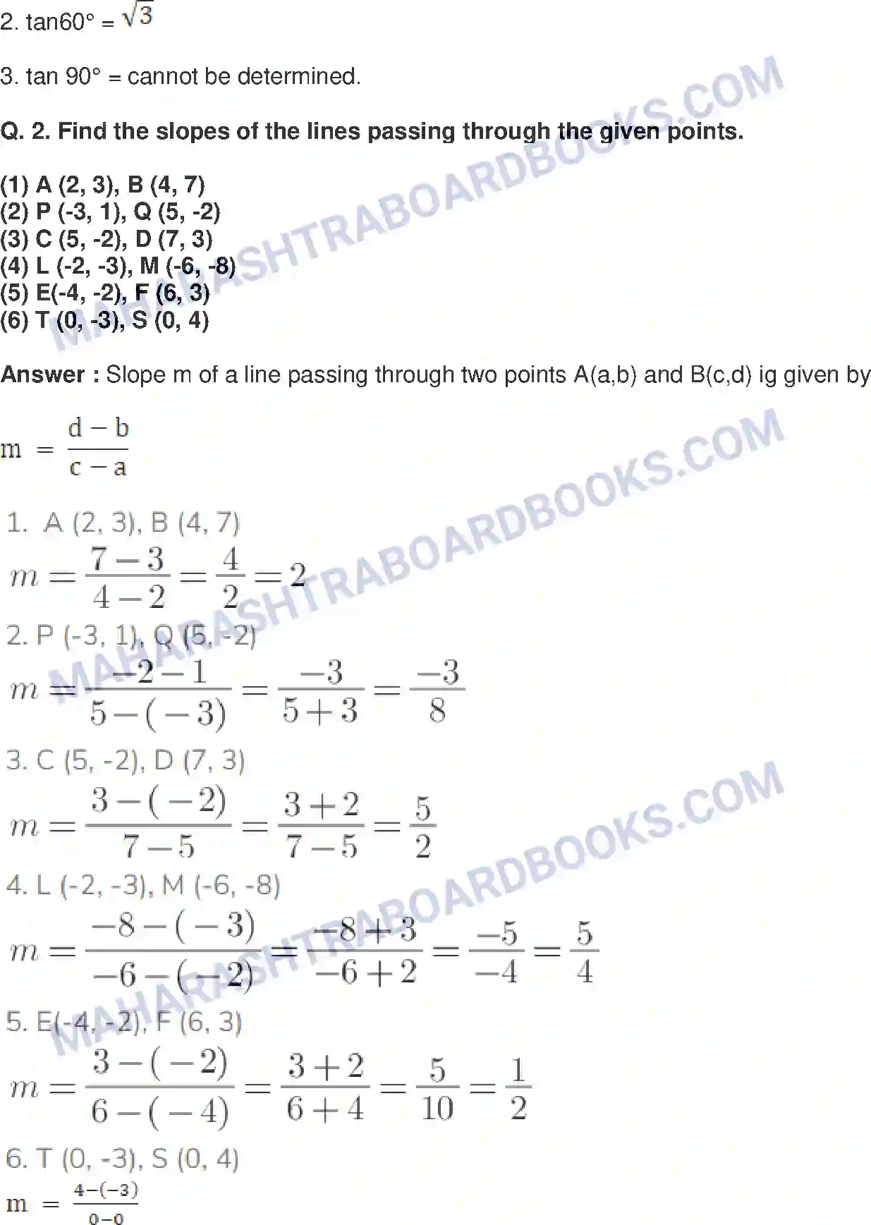 Maharashtra Board Solution Class-10 Mathematics+Part-II+-+English+Medium Co-ordinate Geometry Image 20