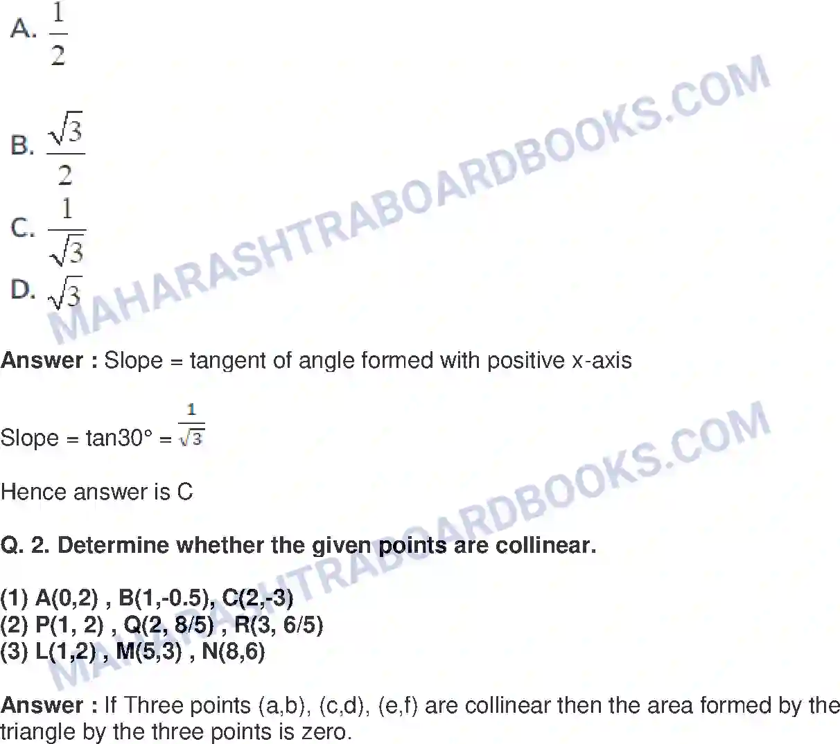 Maharashtra Board Solution Class-10 Mathematics+Part-II+-+English+Medium Co-ordinate Geometry Image 28