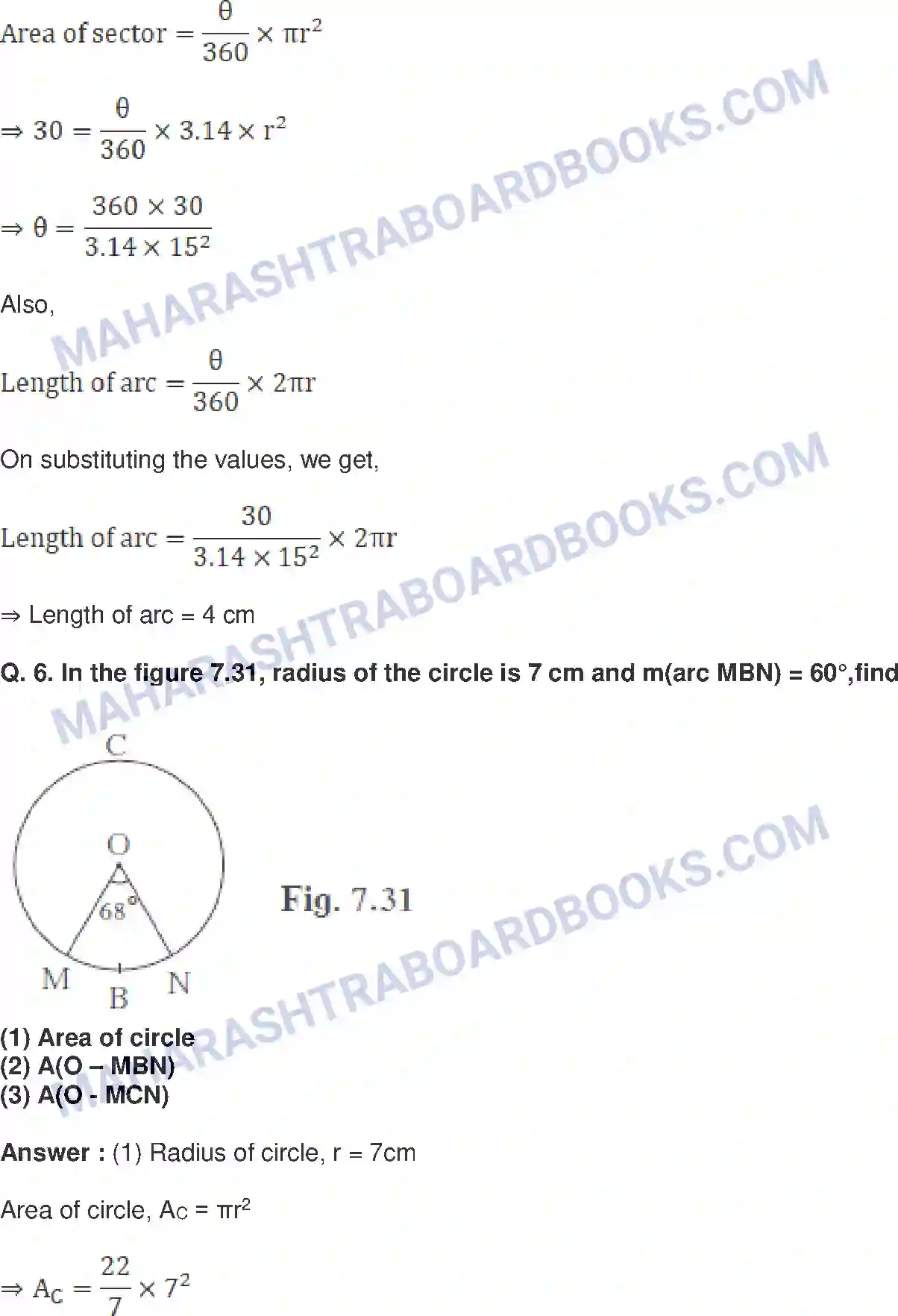 Maharashtra Board Solution Class-10 Mathematics+Part-II+-+English+Medium Mensuration Image 17