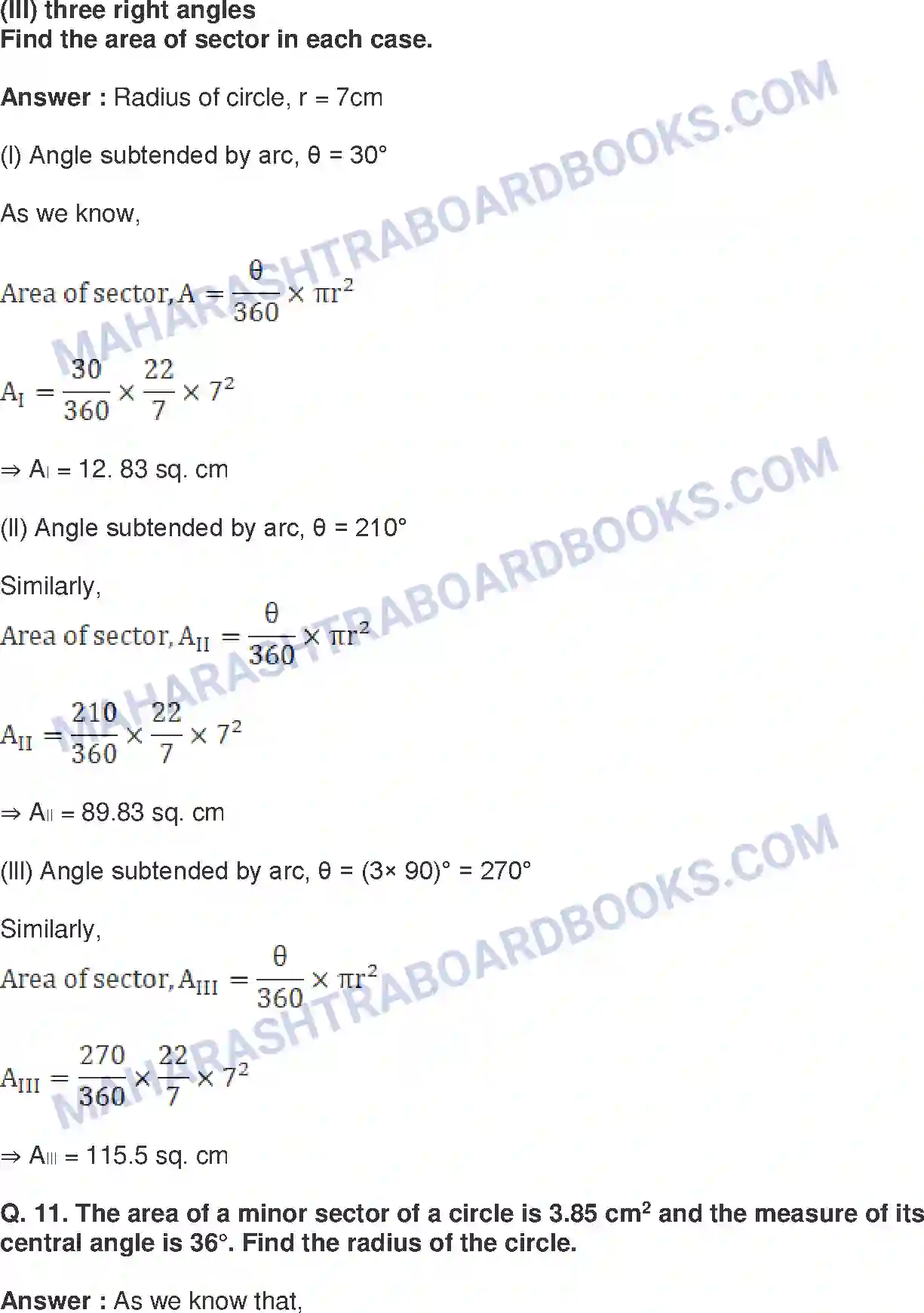 Maharashtra Board Solution Class-10 Mathematics+Part-II+-+English+Medium Mensuration Image 22