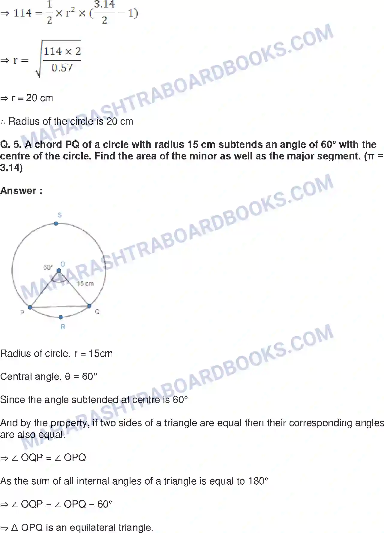 Maharashtra Board Solution Class-10 Mathematics+Part-II+-+English+Medium Mensuration Image 30