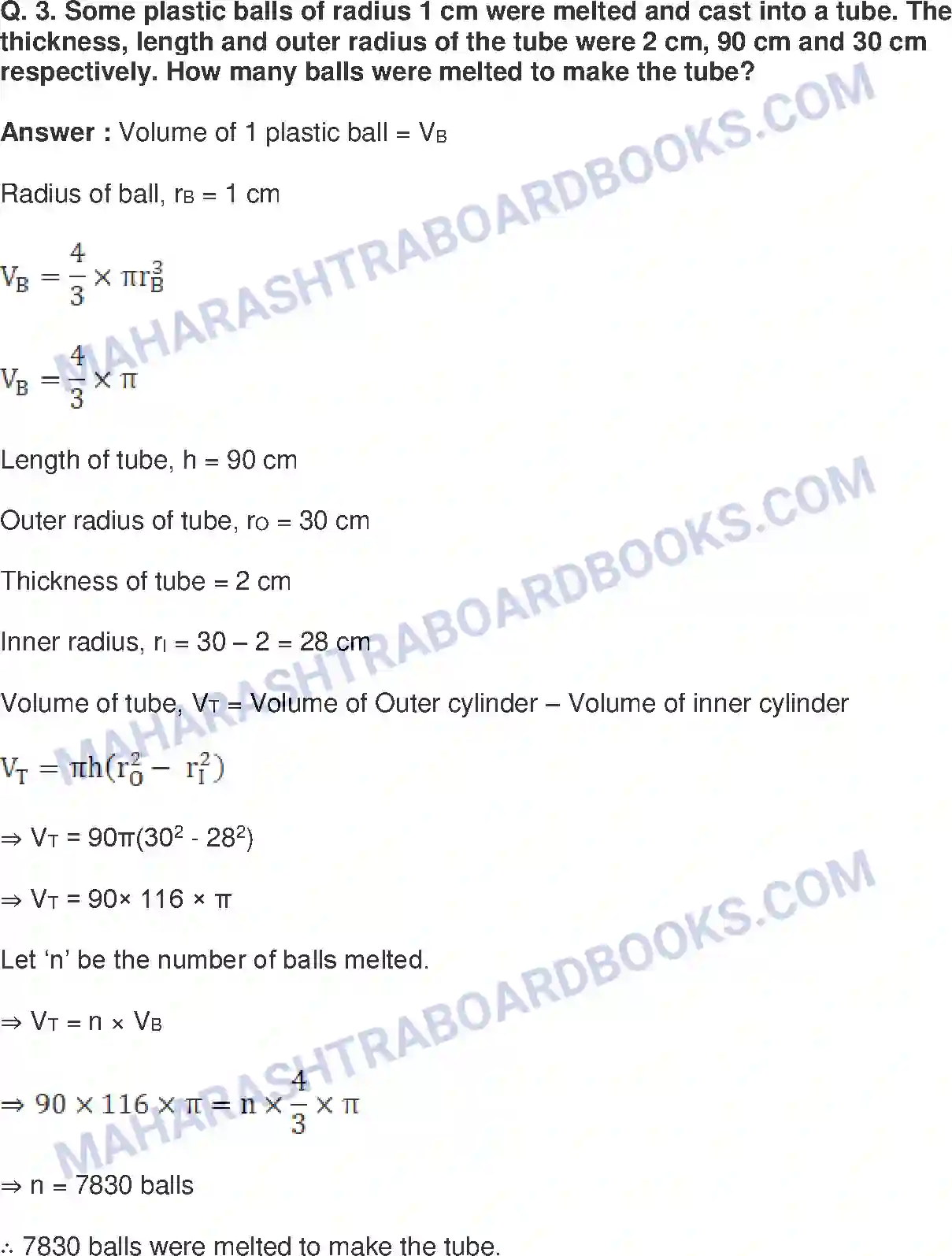 Maharashtra Board Solution Class-10 Mathematics+Part-II+-+English+Medium Mensuration Image 37