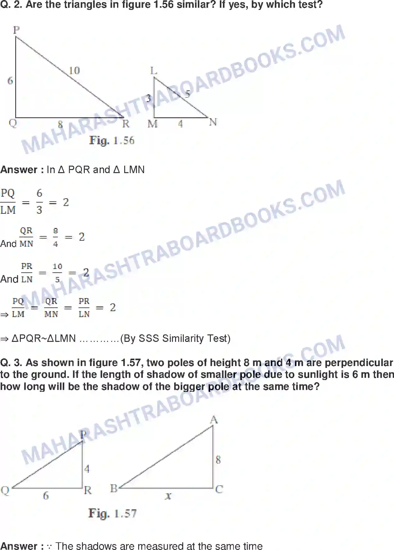 Maharashtra Board Solution Class-10 Mathematics+Part-II+-+English+Medium Similarity Image 16