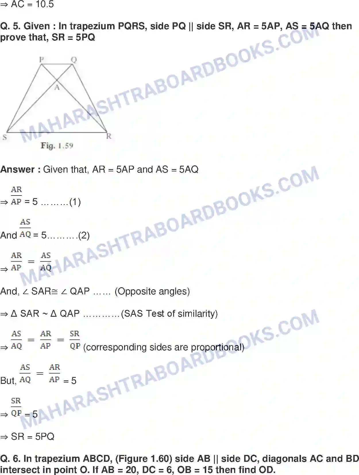 Maharashtra Board Solution Class-10 Mathematics+Part-II+-+English+Medium Similarity Image 18