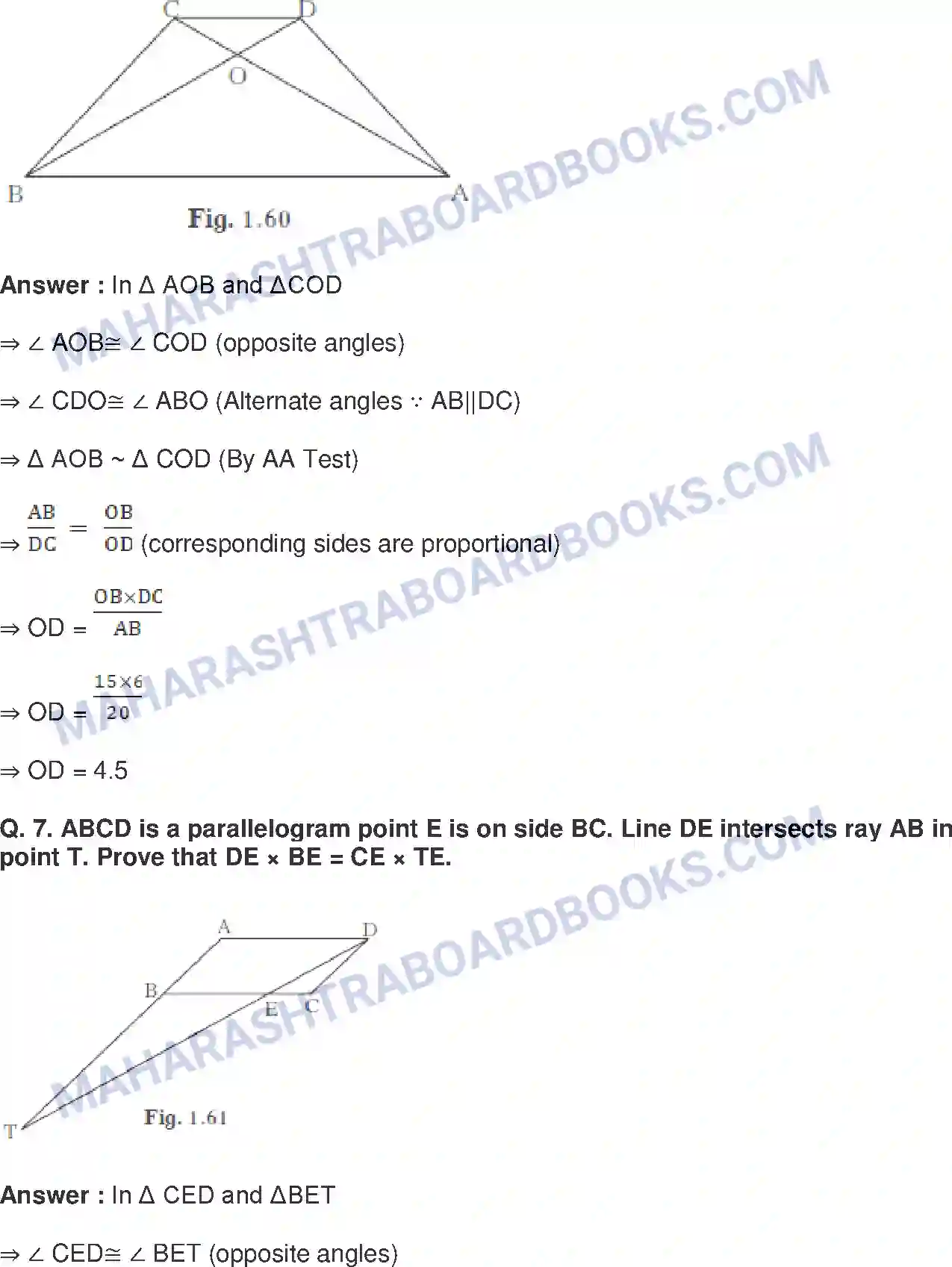 Maharashtra Board Solution Class-10 Mathematics+Part-II+-+English+Medium Similarity Image 19