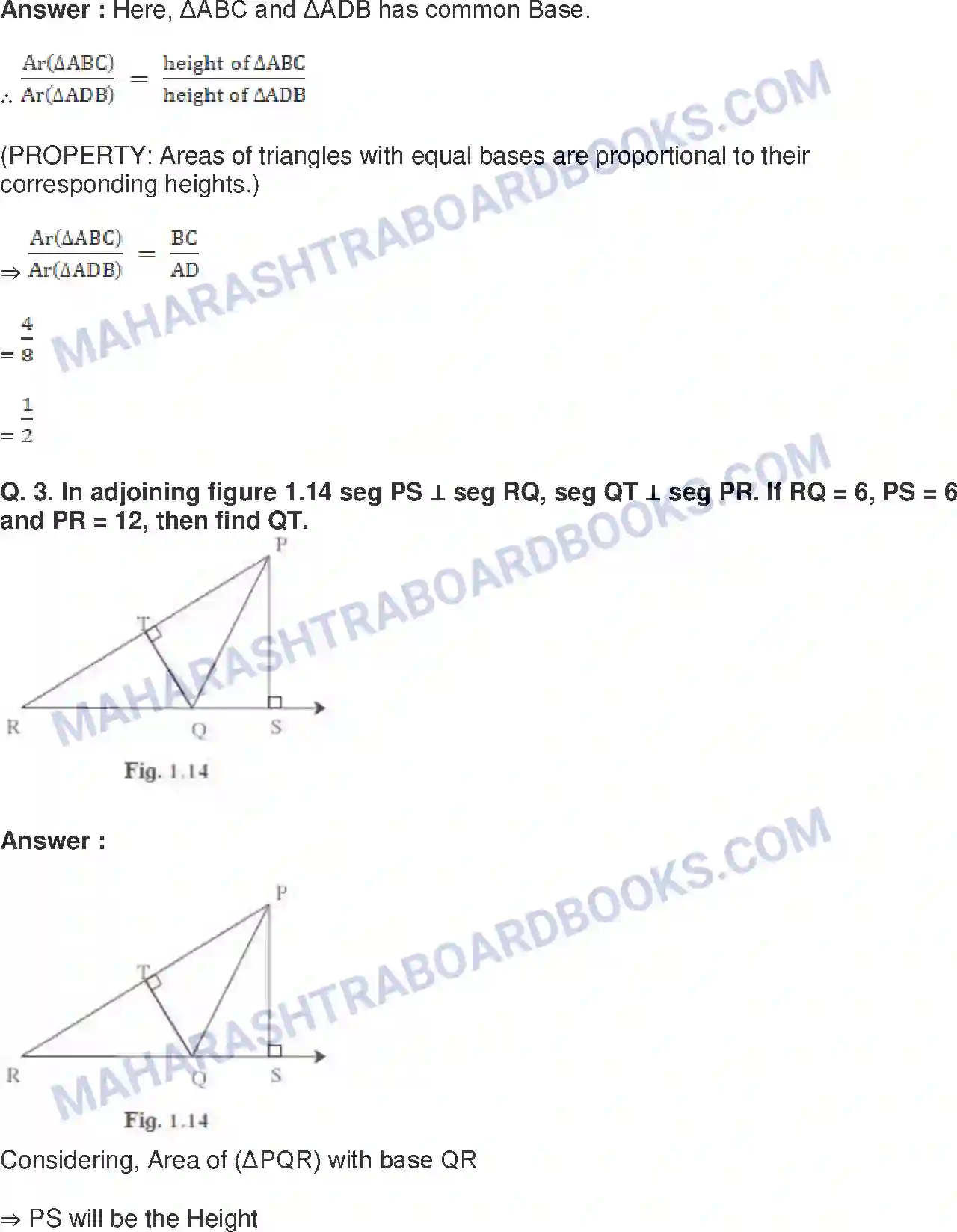 Maharashtra Board Solution Class-10 Mathematics+Part-II+-+English+Medium Similarity Image 2