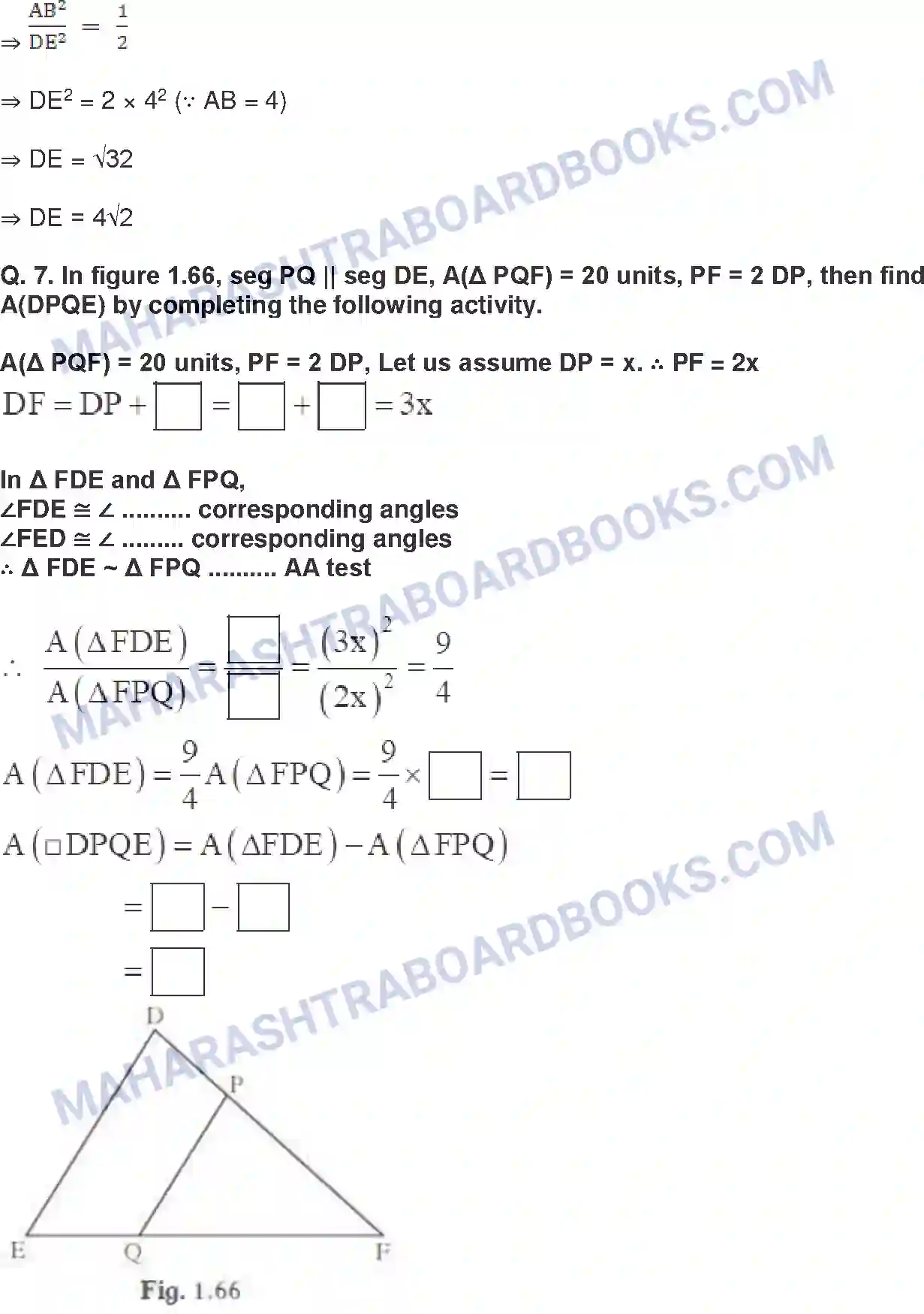 Maharashtra Board Solution Class-10 Mathematics+Part-II+-+English+Medium Similarity Image 24