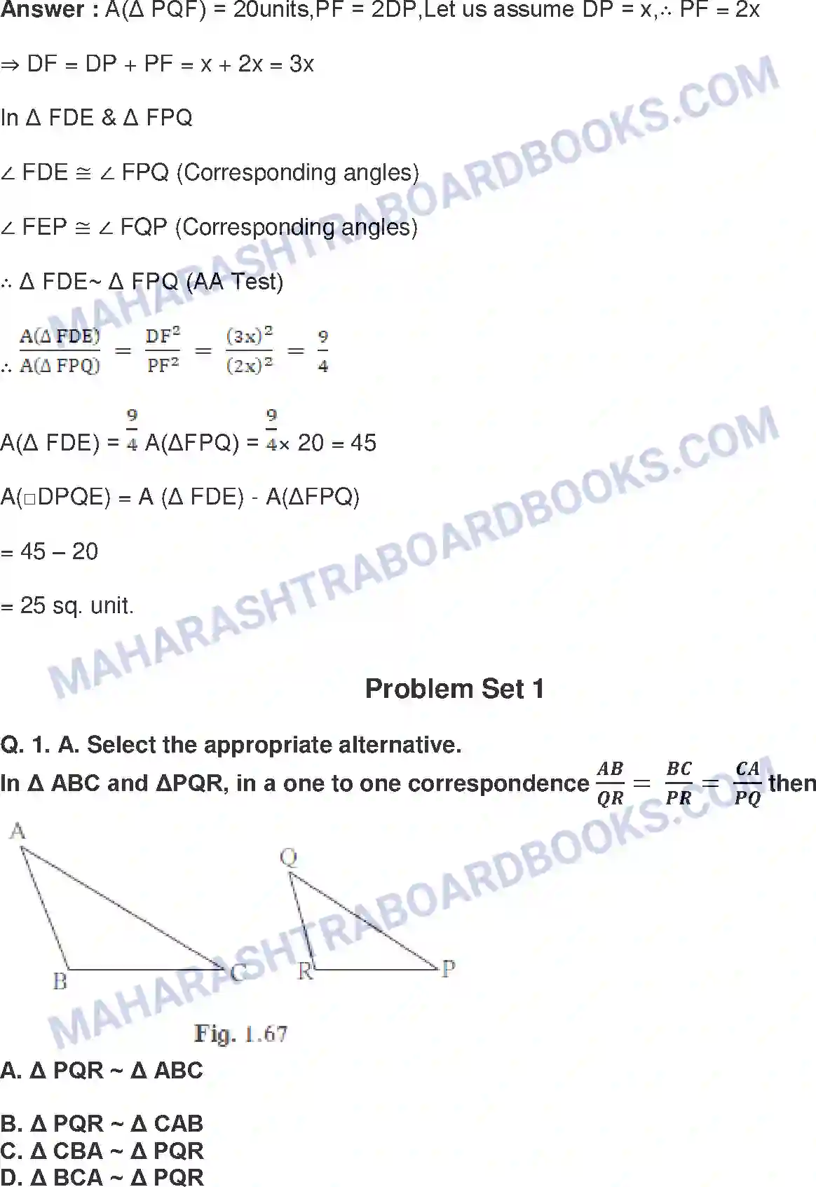 Maharashtra Board Solution Class-10 Mathematics+Part-II+-+English+Medium Similarity Image 25