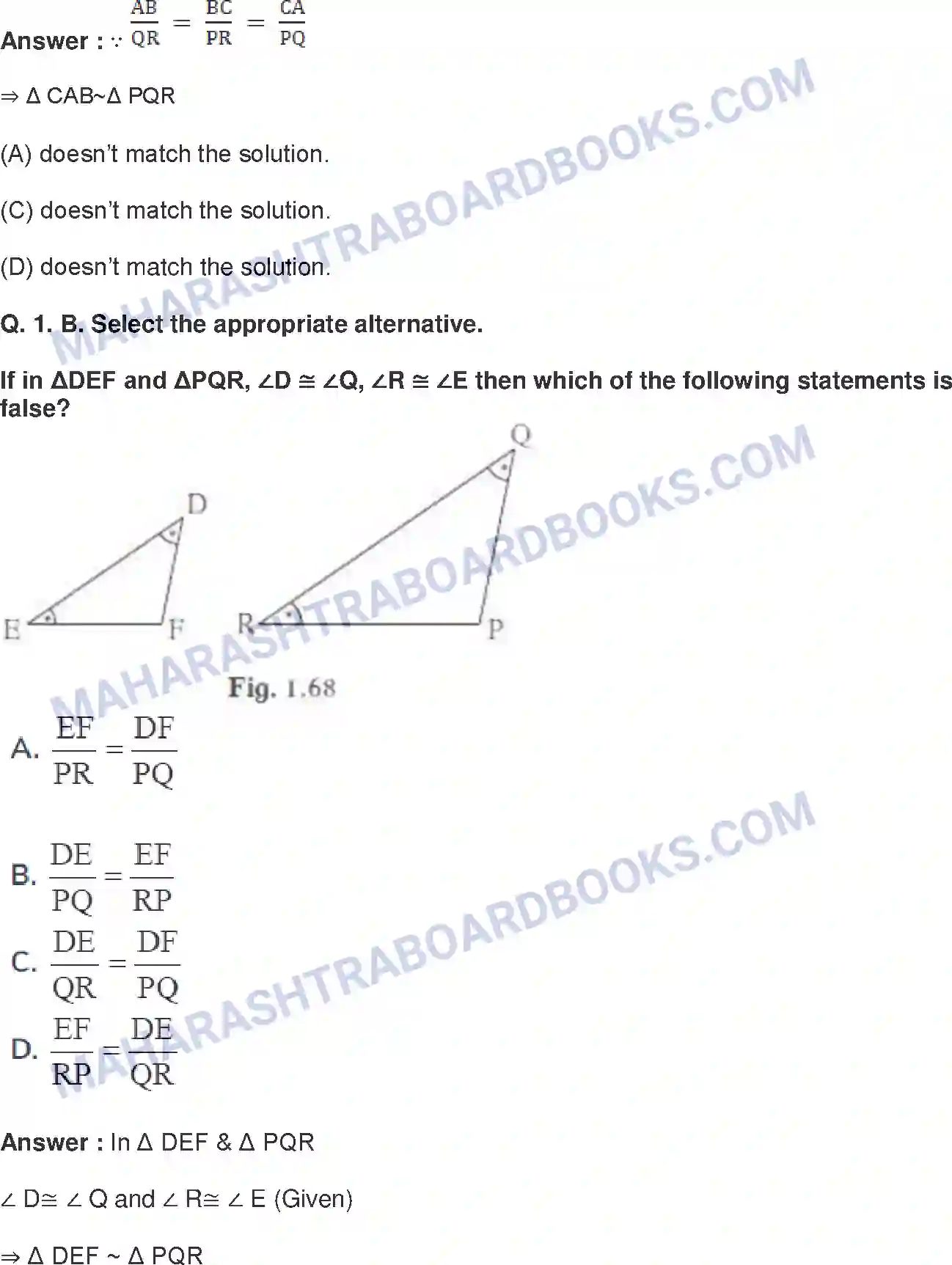 Maharashtra Board Solution Class-10 Mathematics+Part-II+-+English+Medium Similarity Image 26