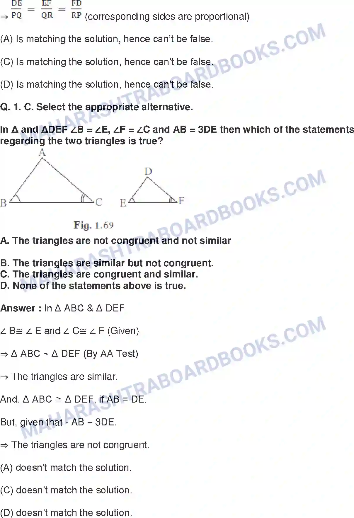 Maharashtra Board Solution Class-10 Mathematics+Part-II+-+English+Medium Similarity Image 27