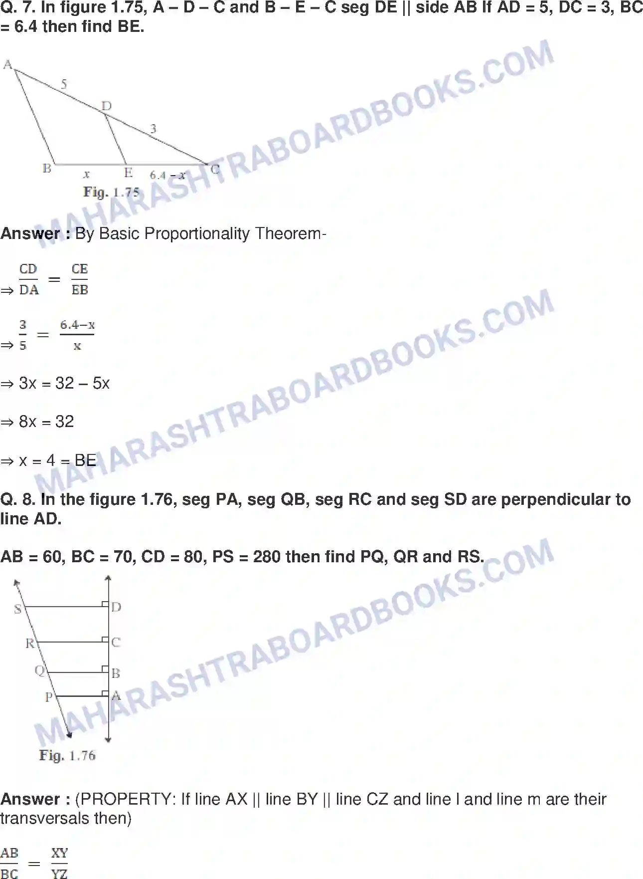 Maharashtra Board Solution Class-10 Mathematics+Part-II+-+English+Medium Similarity Image 33