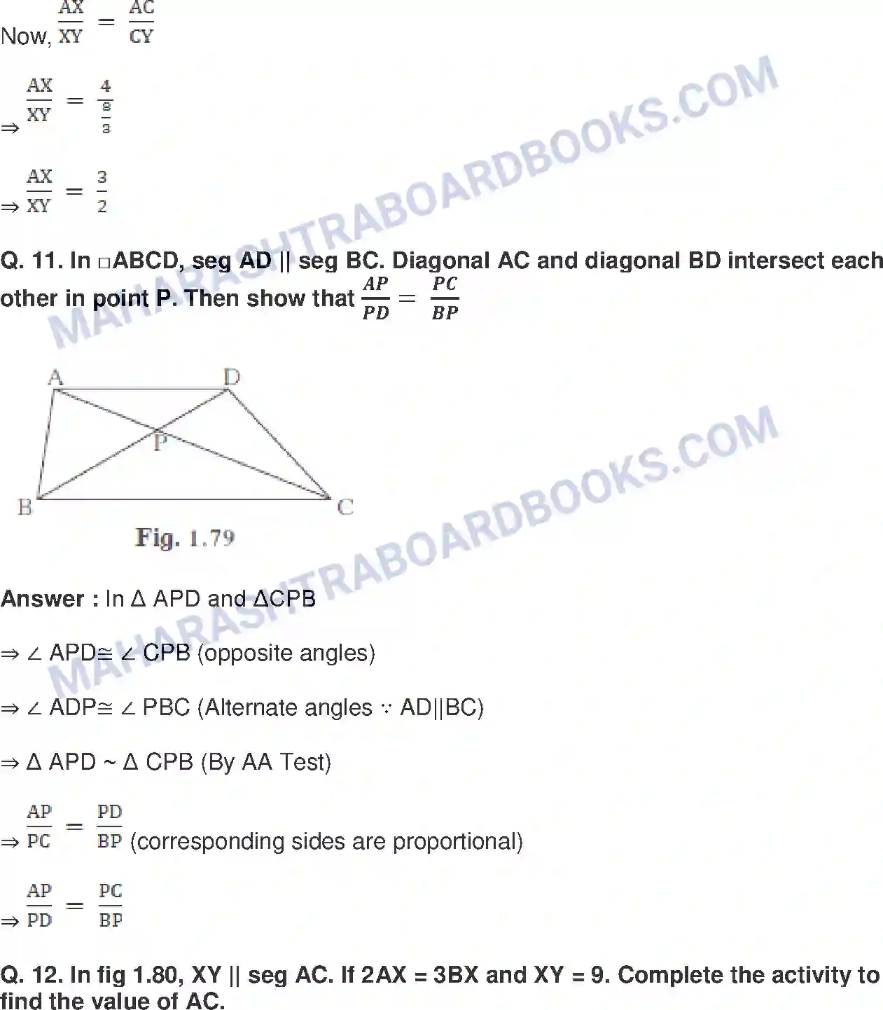 Maharashtra Board Solution Class-10 Mathematics+Part-II+-+English+Medium Similarity Image 37