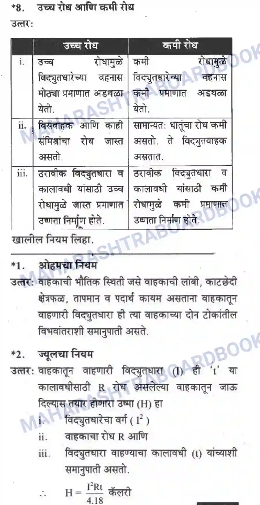 Maharashtra Board Solution Class-10 Science+&+Technology+-+Marathi+Medium The Electric Spark Image 35