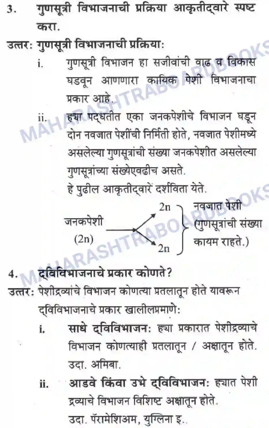 Maharashtra Board Solution Class-10 Science+&+Technology+-+Marathi+Medium The Life Cycle Image 5