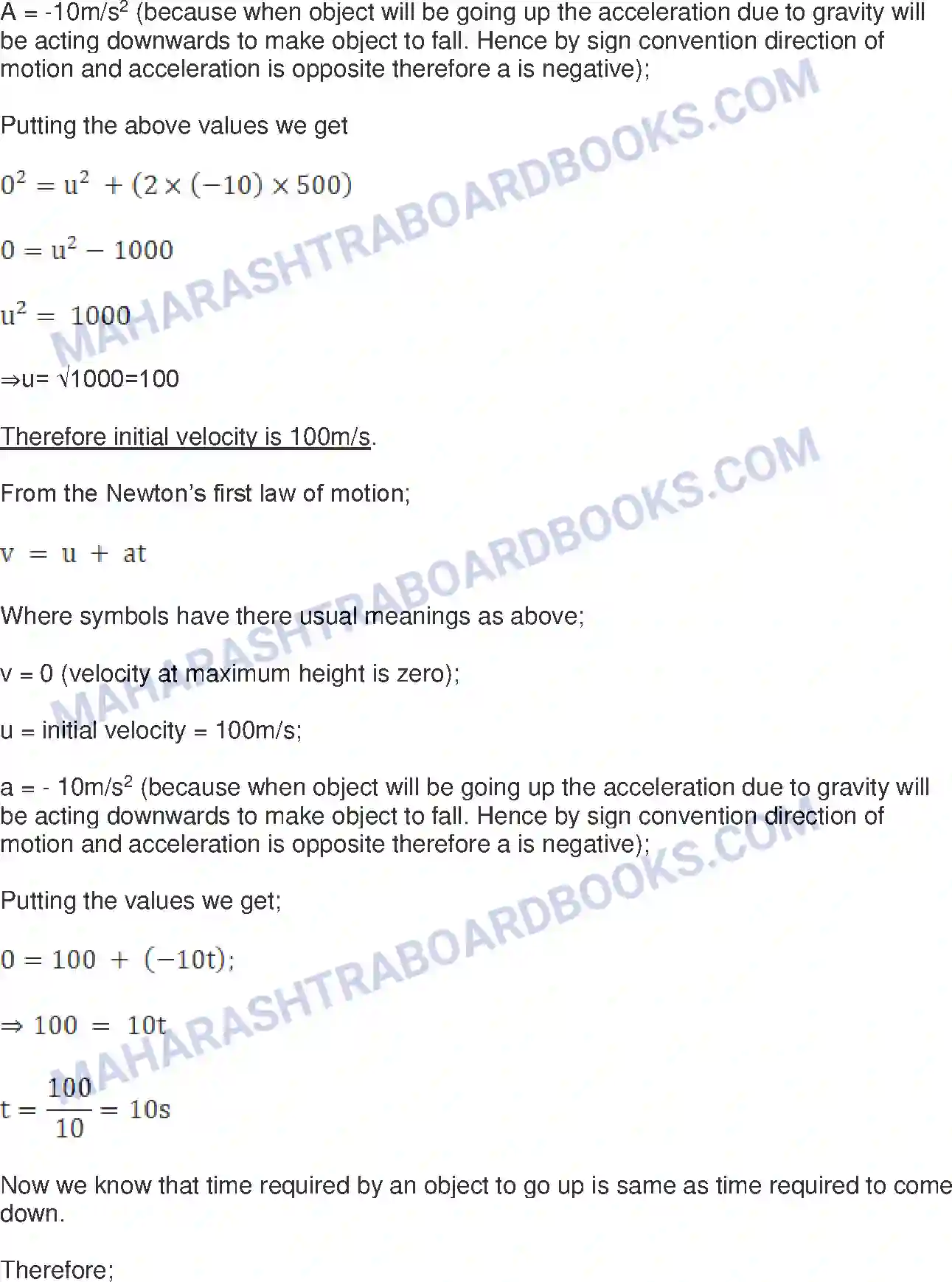 Maharashtra Board Solution Class-10 Science+&+Technology-I+-+English+Medium Gravitation Image 16