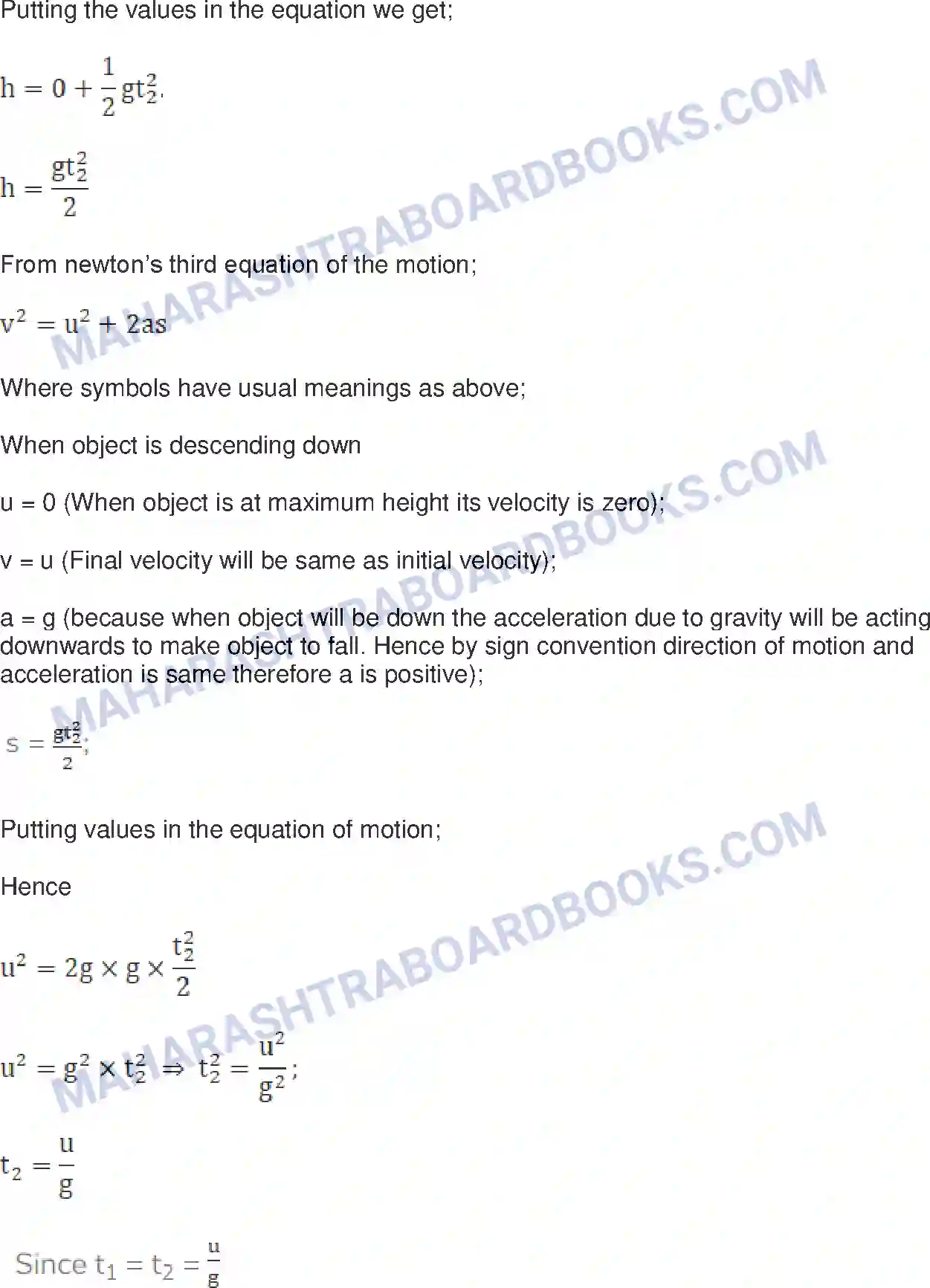 Maharashtra Board Solution Class-10 Science+&+Technology-I+-+English+Medium Gravitation Image 9