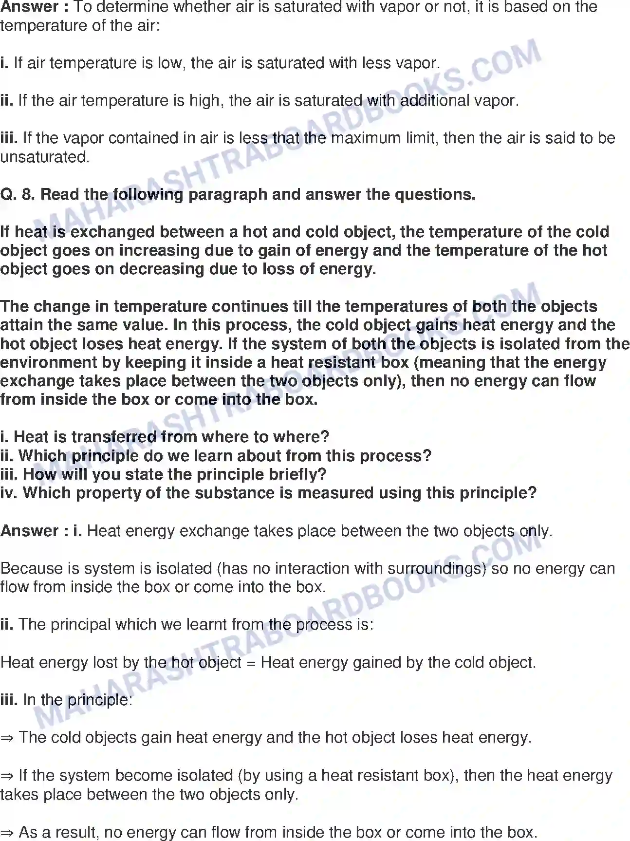 Maharashtra Board Solution Class-10 Science+&+Technology-I+-+English+Medium Heat Image 8