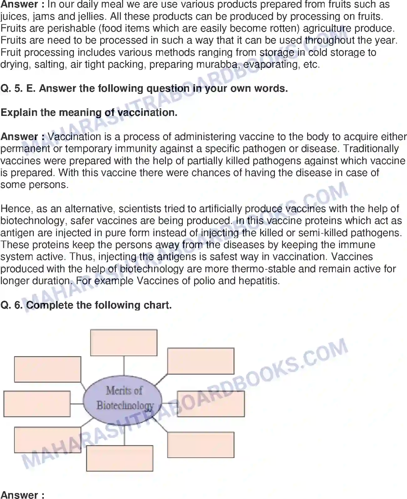 Maharashtra Board Solution class-10 Science+&+Technology-II+-+English+Medium Cell Biology and Biotechnology Image 6