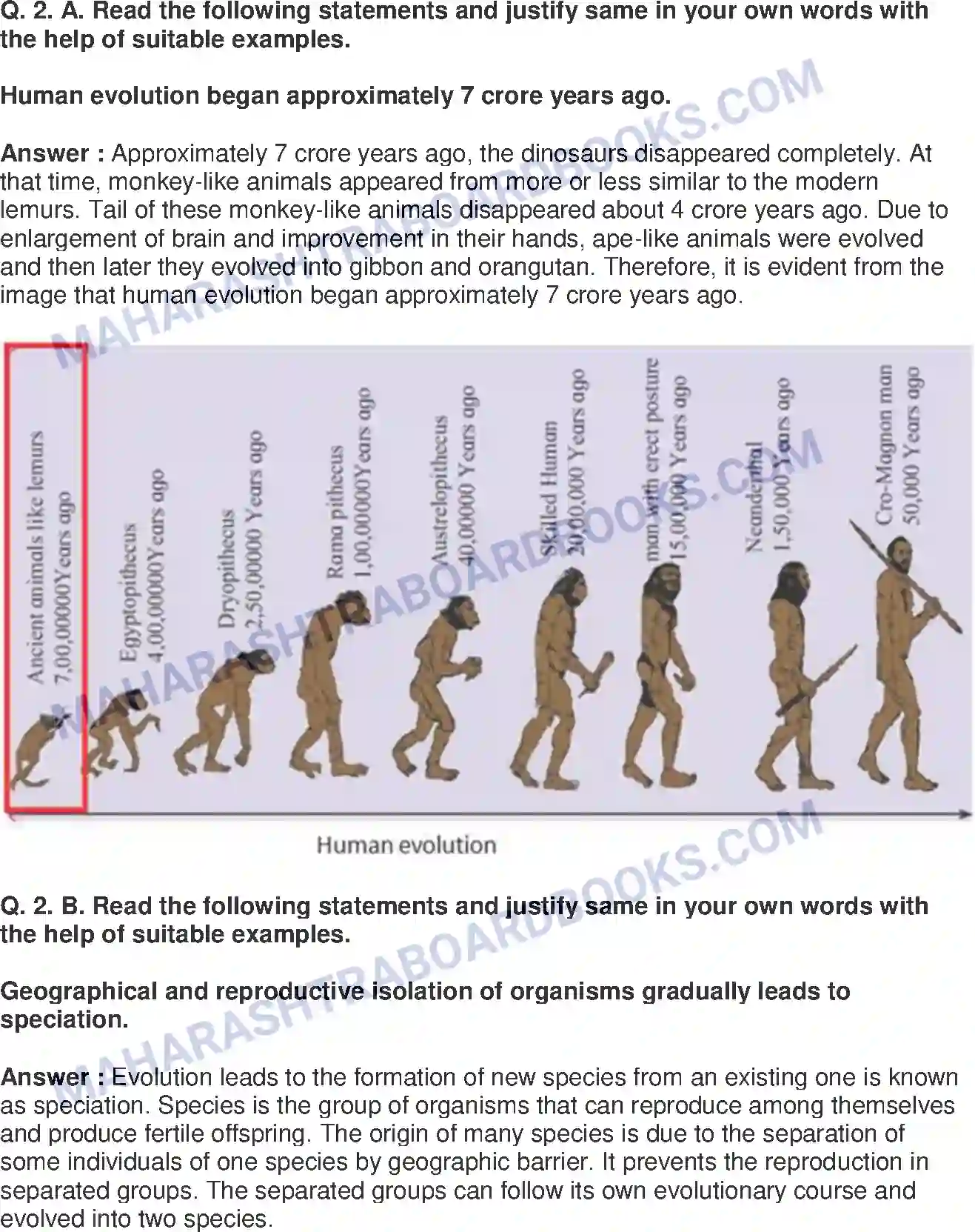 Maharashtra Board Solution Class-10 Science+&+Technology-II+-+English+Medium Heredity and Evolution Image 3