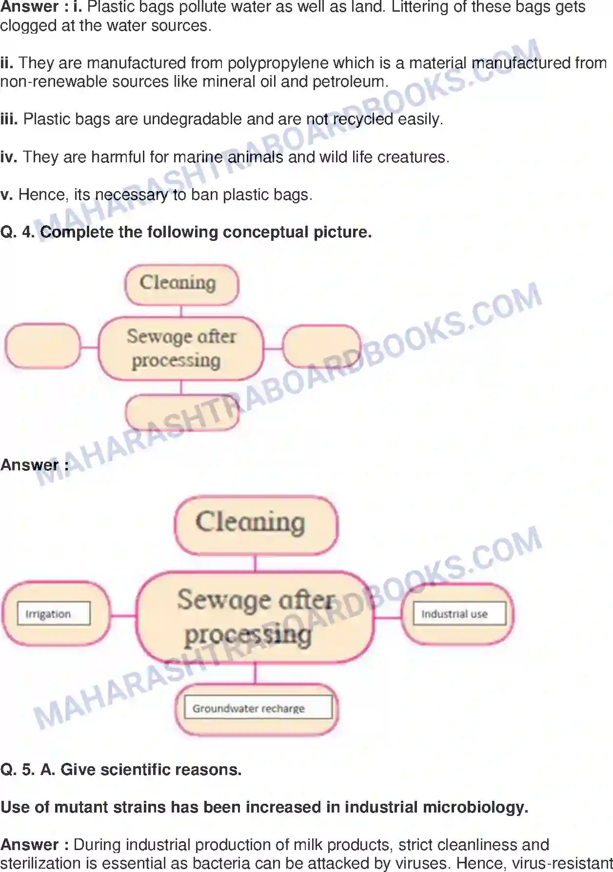 Maharashtra Board Solution class-10 Science+&+Technology-II+-+English+Medium Introduction to Microbiology Image 5