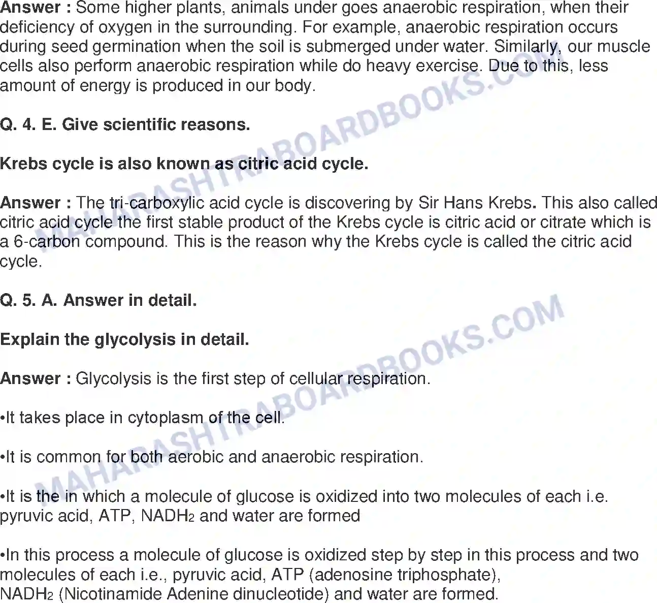 Maharashtra Board Solution class-10 Science+&+Technology-II+-+English+Medium Life Processes in Living Organisms Part-1 Image 6